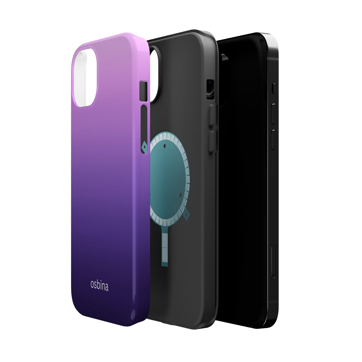 osbina | MagSafe compatible for iPhone | The Violet Haze Phone Case | Color Edit Collection