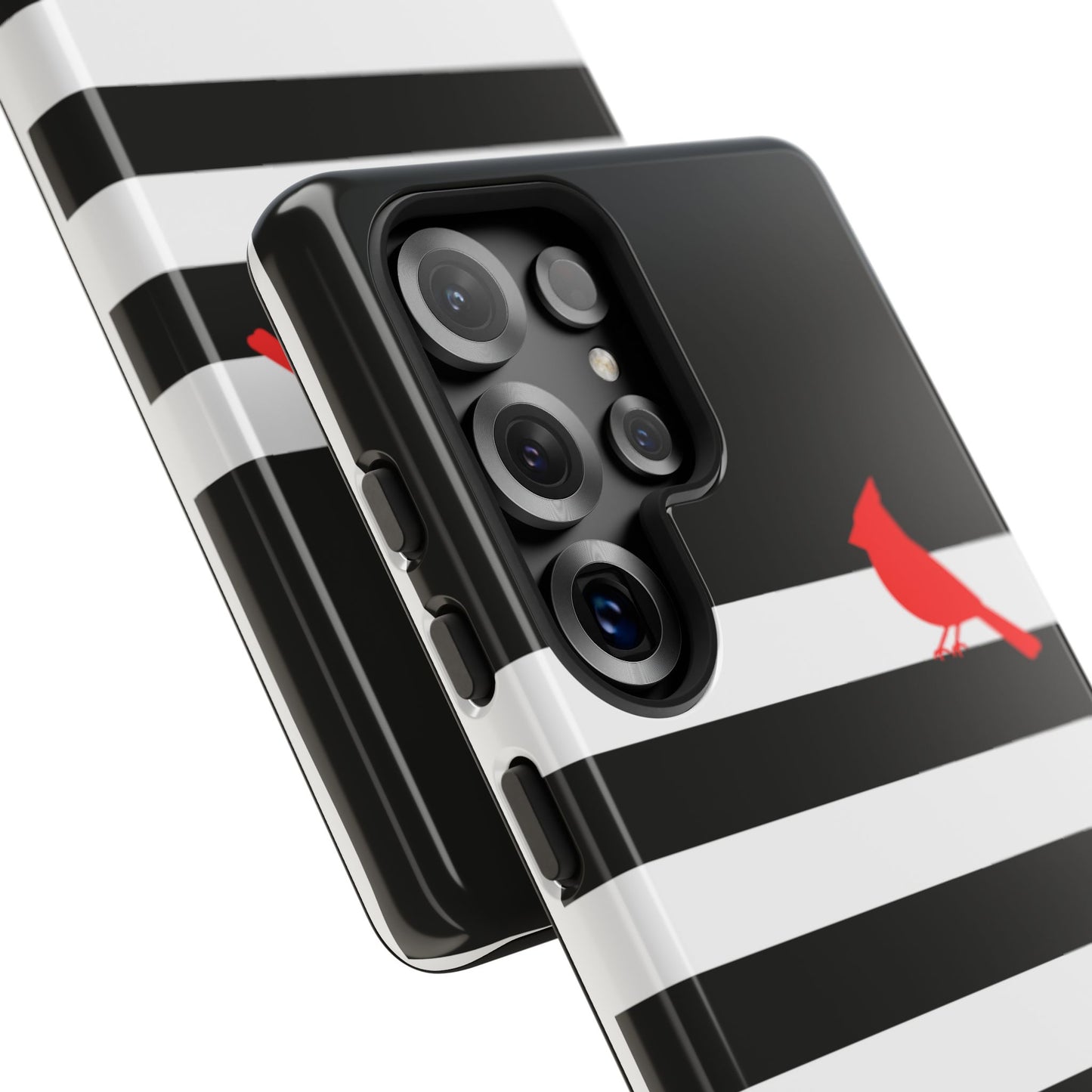 osbina | Redbird Edition Thinking of You Phone Case Black & White Stripe | Inspired By Collection