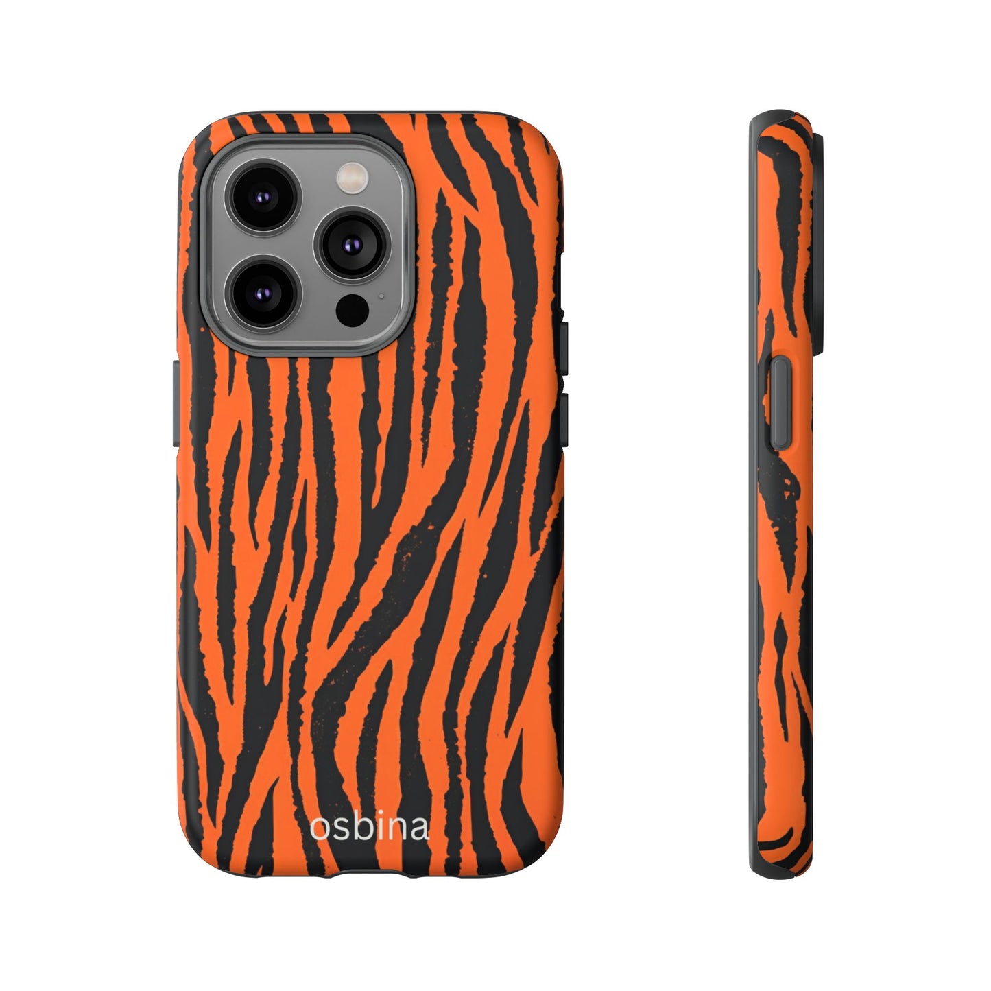osbina | Tiger, But Make It Chic — The Bengal Stripe Case in Orange + Black | The Season Collective