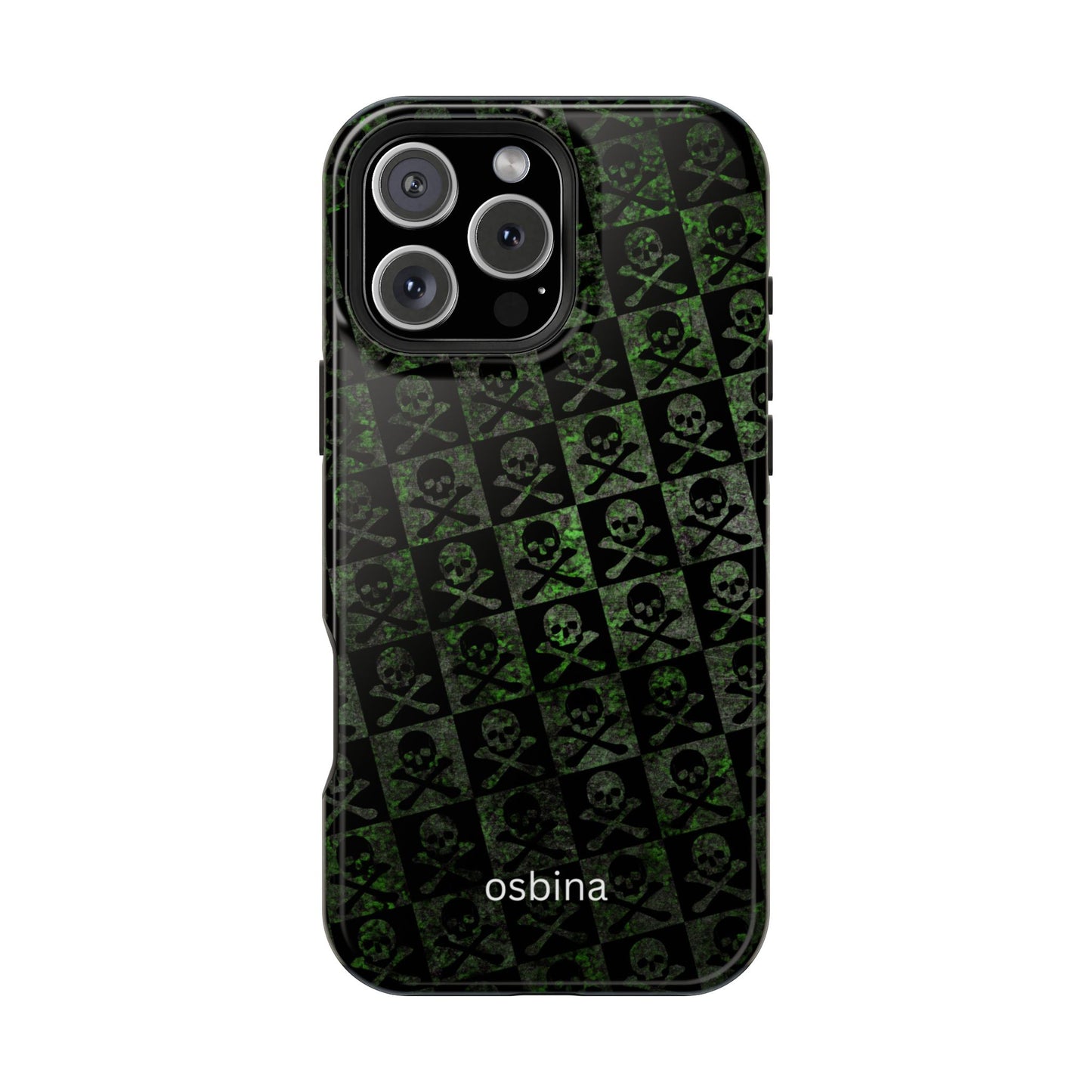 osbina | MagSafe compatible for iPhone | Skull & Crossbones Phone Case | Season Collective Collection