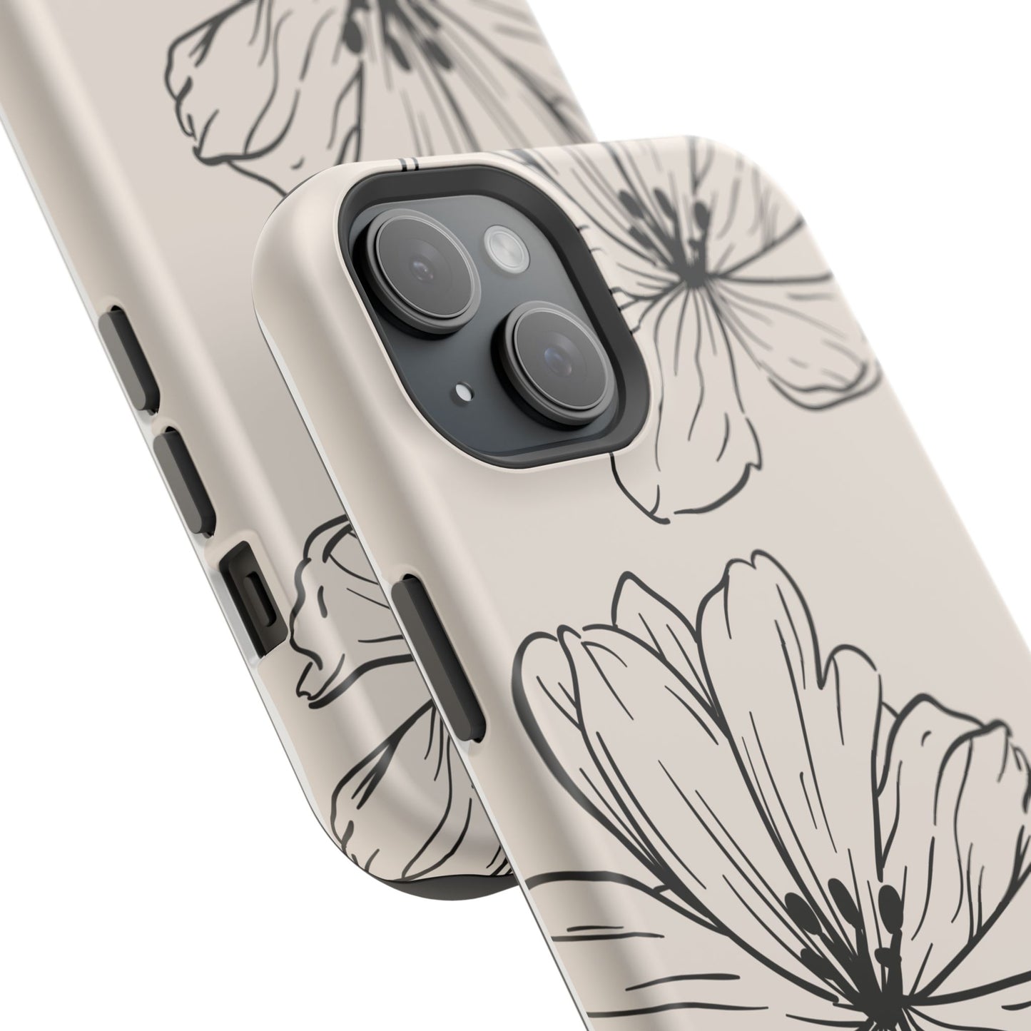 osbina | MagSafe compatible for iPhone | Poppy Whisper Phone Case | Modern Muse Collection