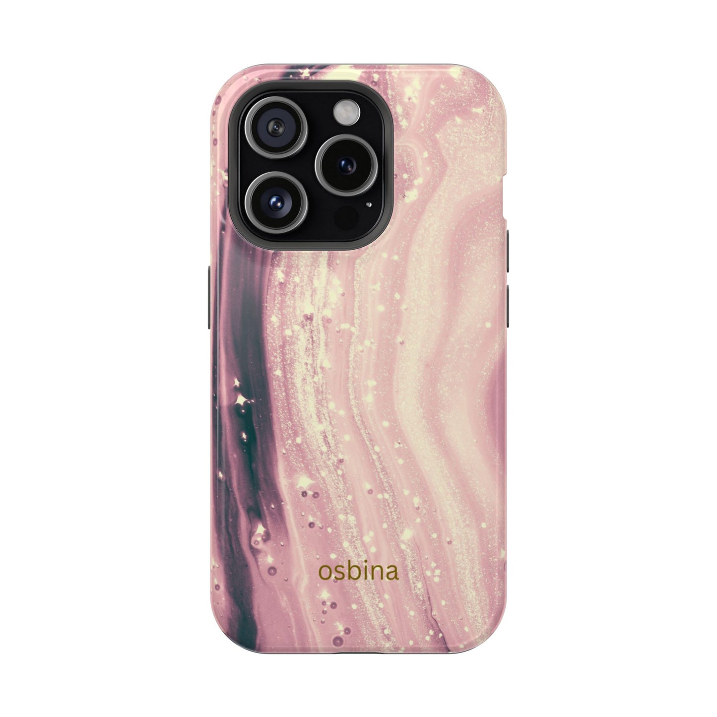 osbina | MagSafe compatible for iPhone | The Amethyst Glow Phone Case | Modern Muse Collection
