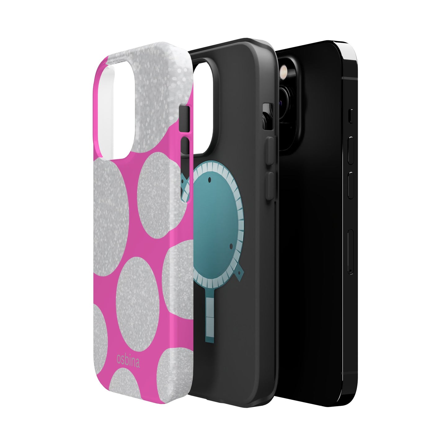 osbina | MagSafe compatible for iPhone | The Sparkling Bubbles Case | YAYOU Collection Supporting Shine Like Sable