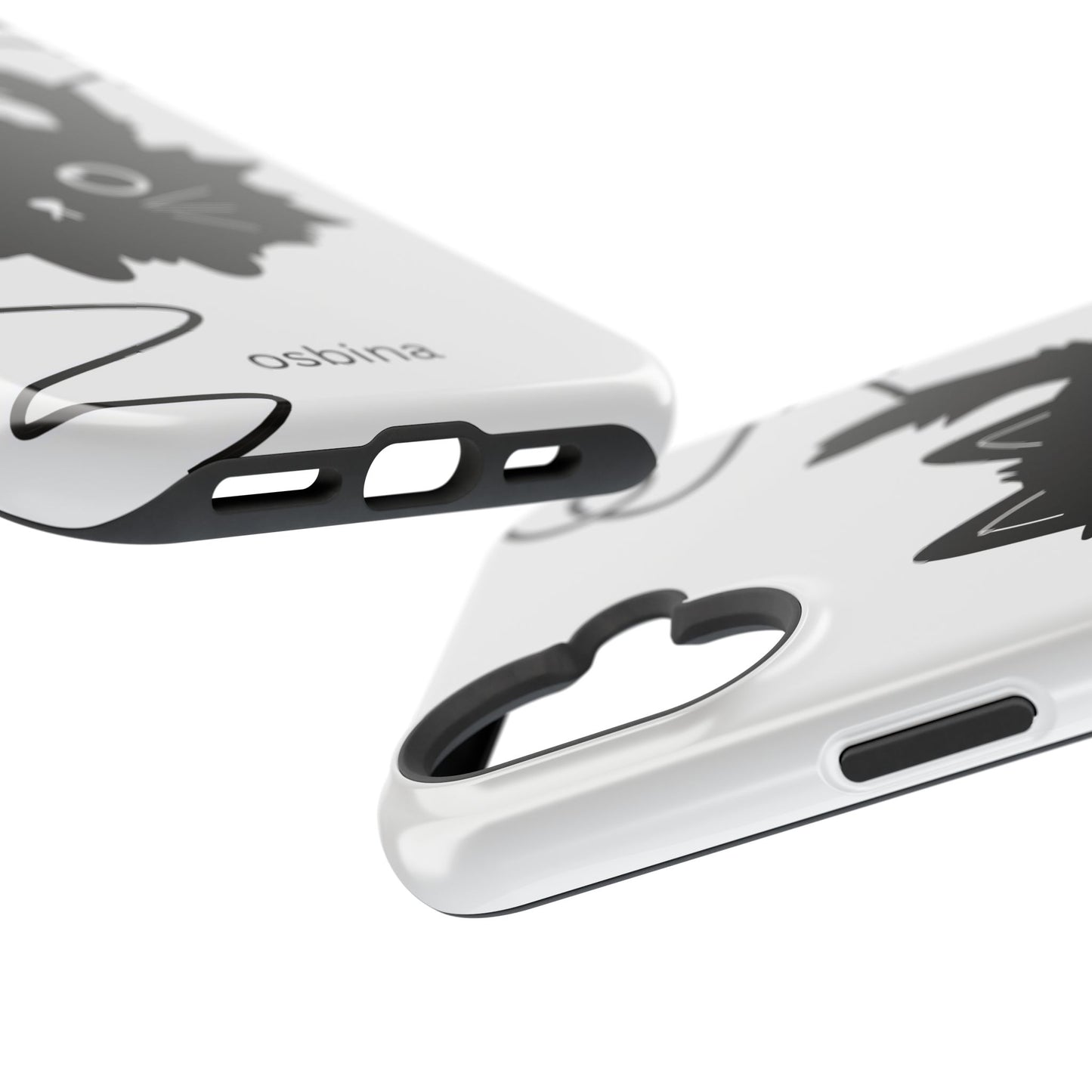 osbina | MagSafe compatible for iPhone | Midnight Couture Cat Phone Case | Season Collective Collection