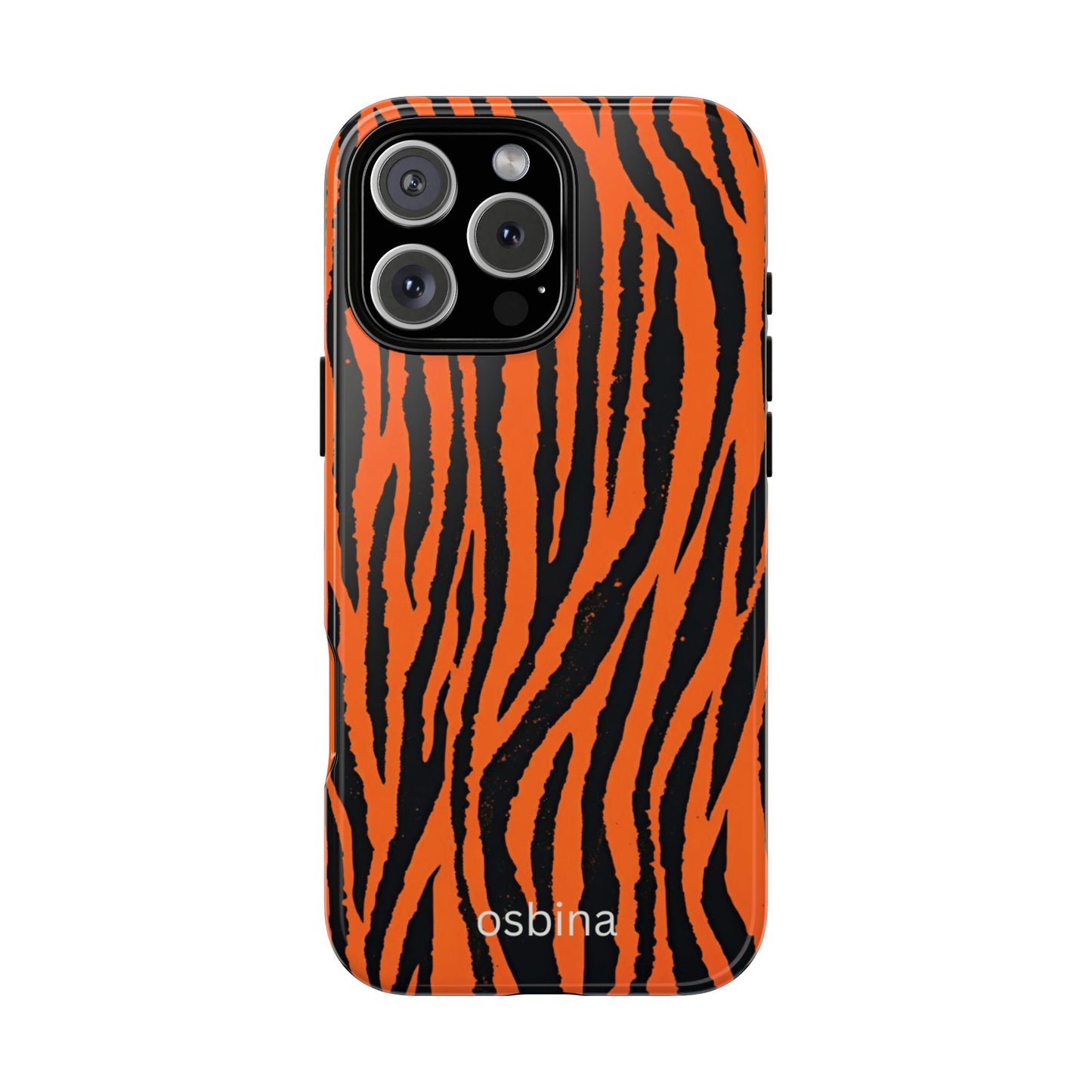 osbina | Tiger, But Make It Chic — The Bengal Stripe Case in Orange + Black | The Season Collective
