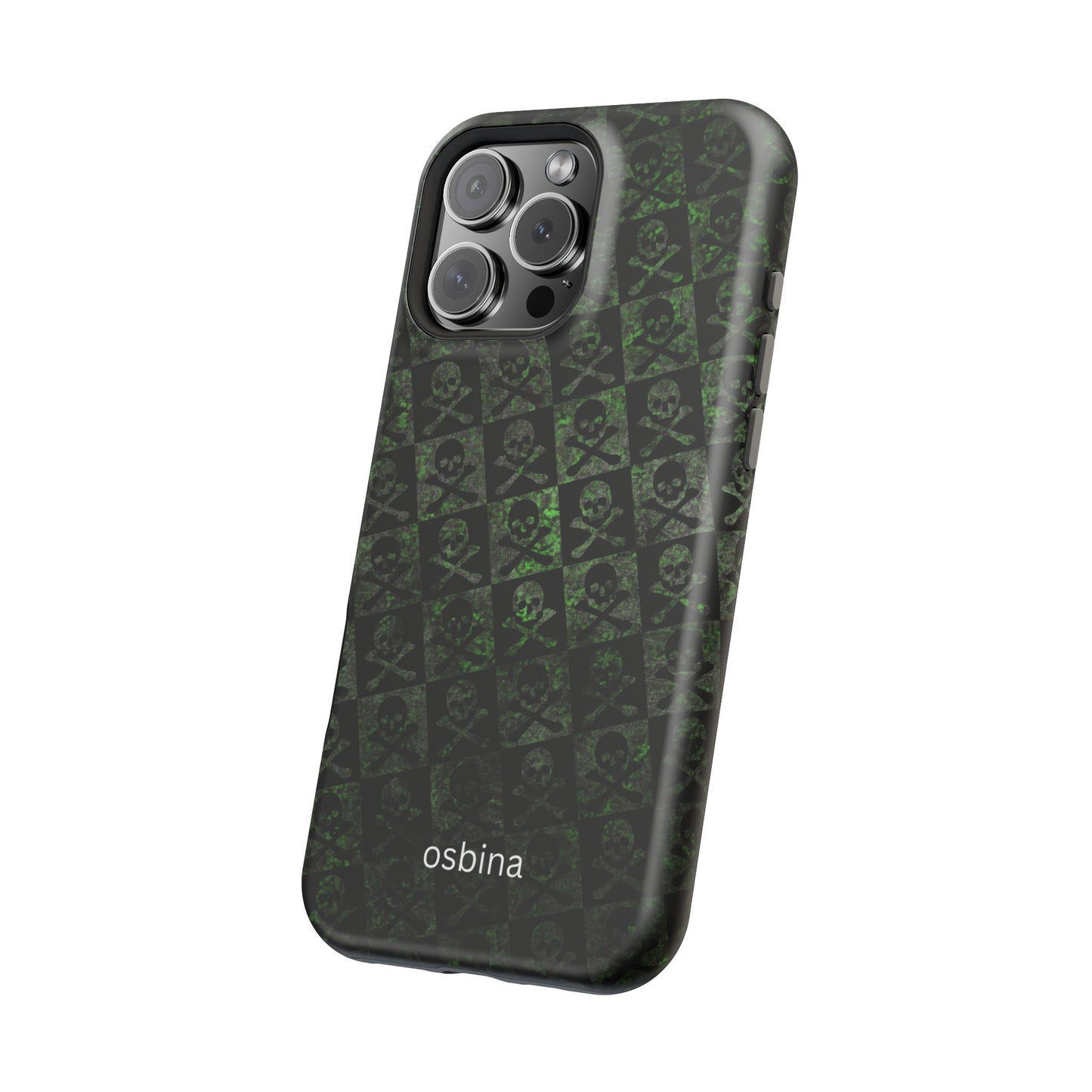 osbina | MagSafe compatible for iPhone | Skull & Crossbones Phone Case | Season Collective Collection