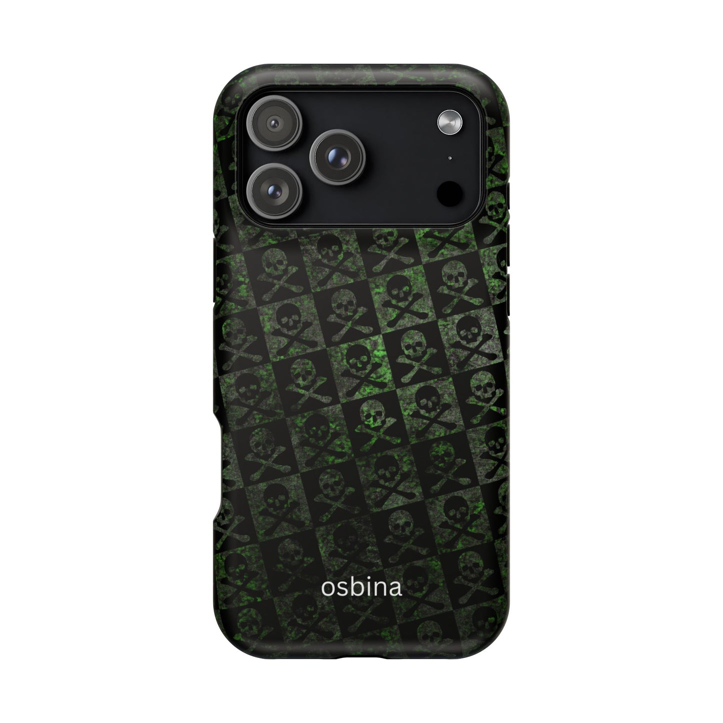 osbina | MagSafe compatible for iPhone | Skull & Crossbones Phone Case | Season Collective Collection
