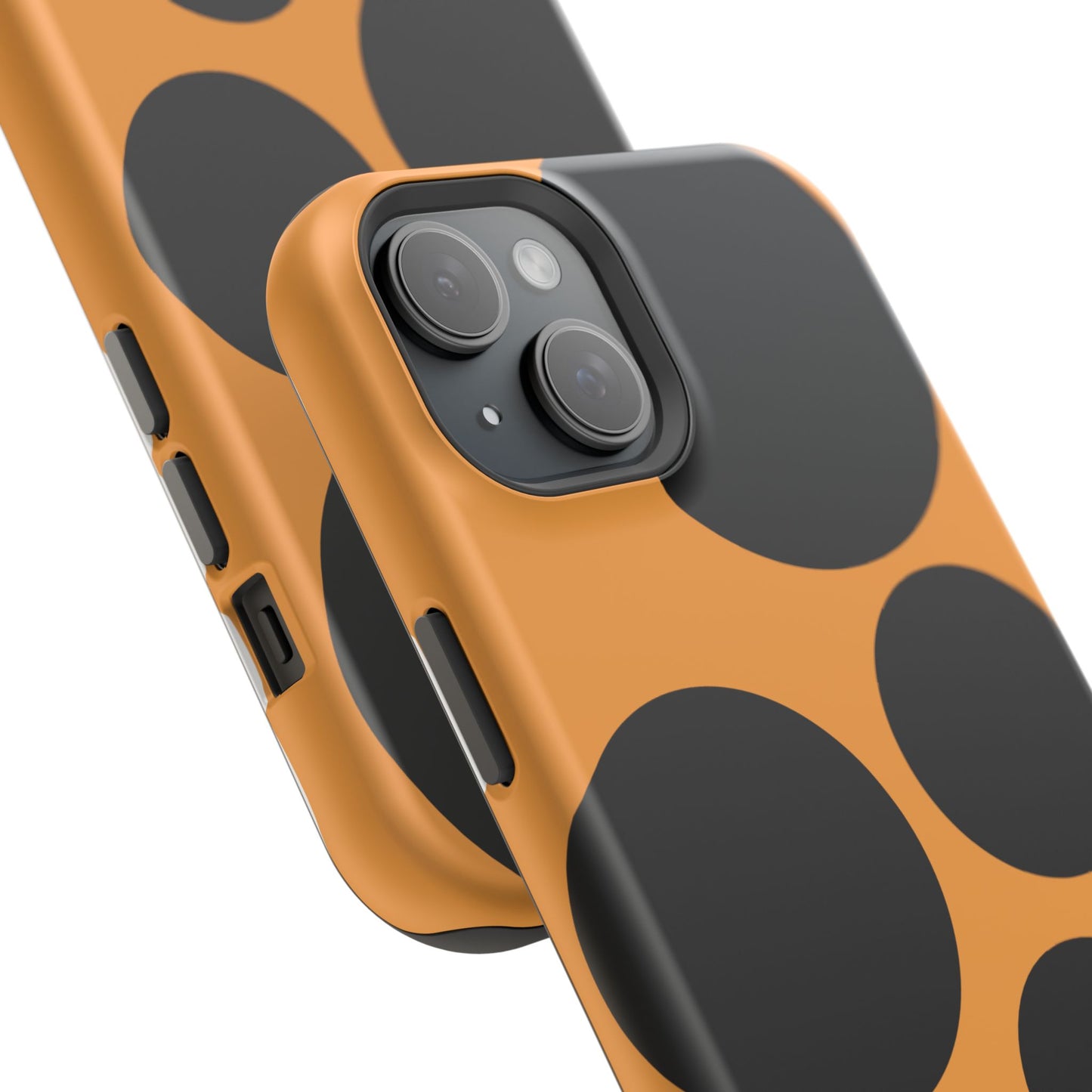 osbina | MagSafe Compatible for iPhone | The Bubble Statement Case in Orange + Black | The Season Collective