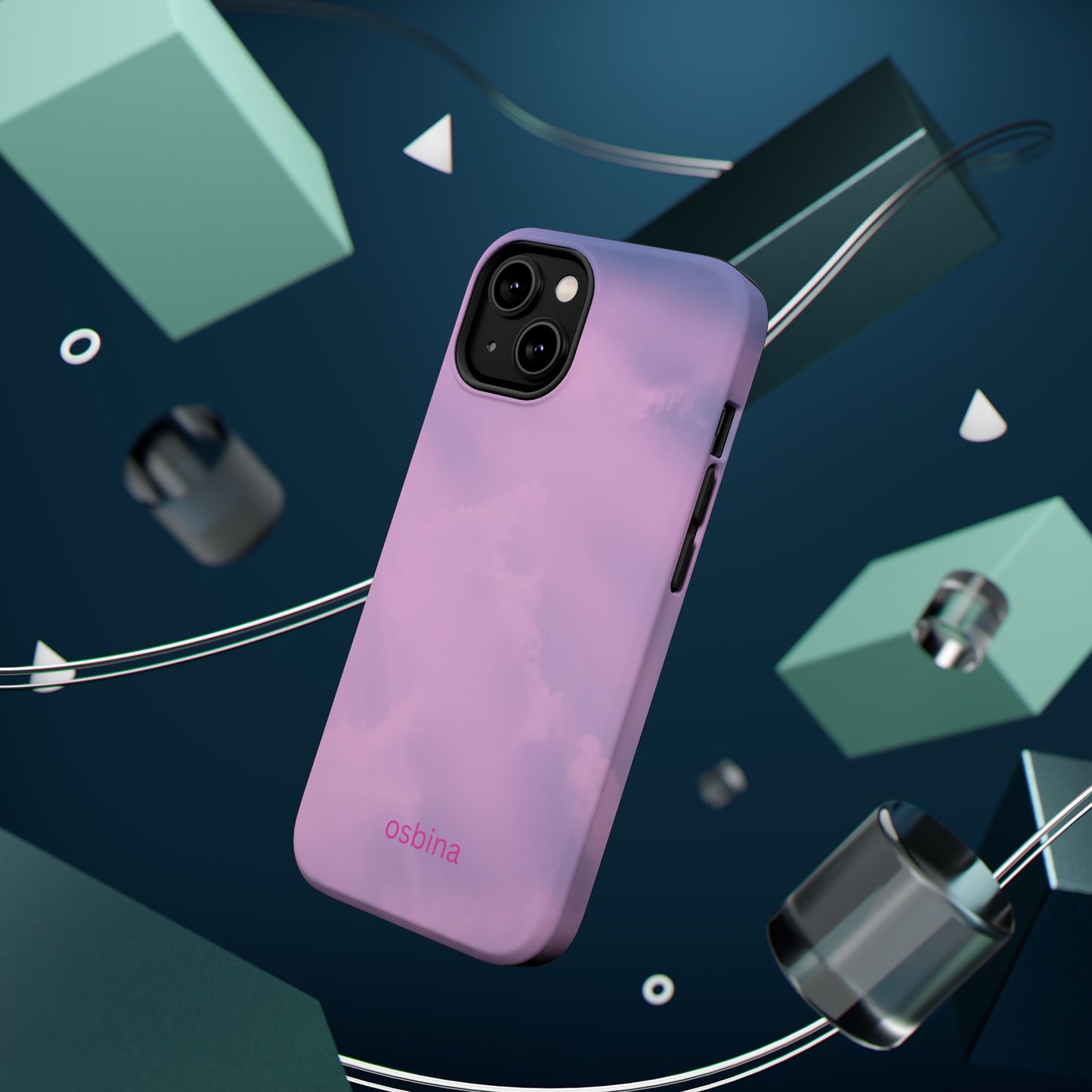 osbina | MagSafe compatible for iPhone | The Rosy Skies Case | YAYOU Collection Supporting Shine Like Sable