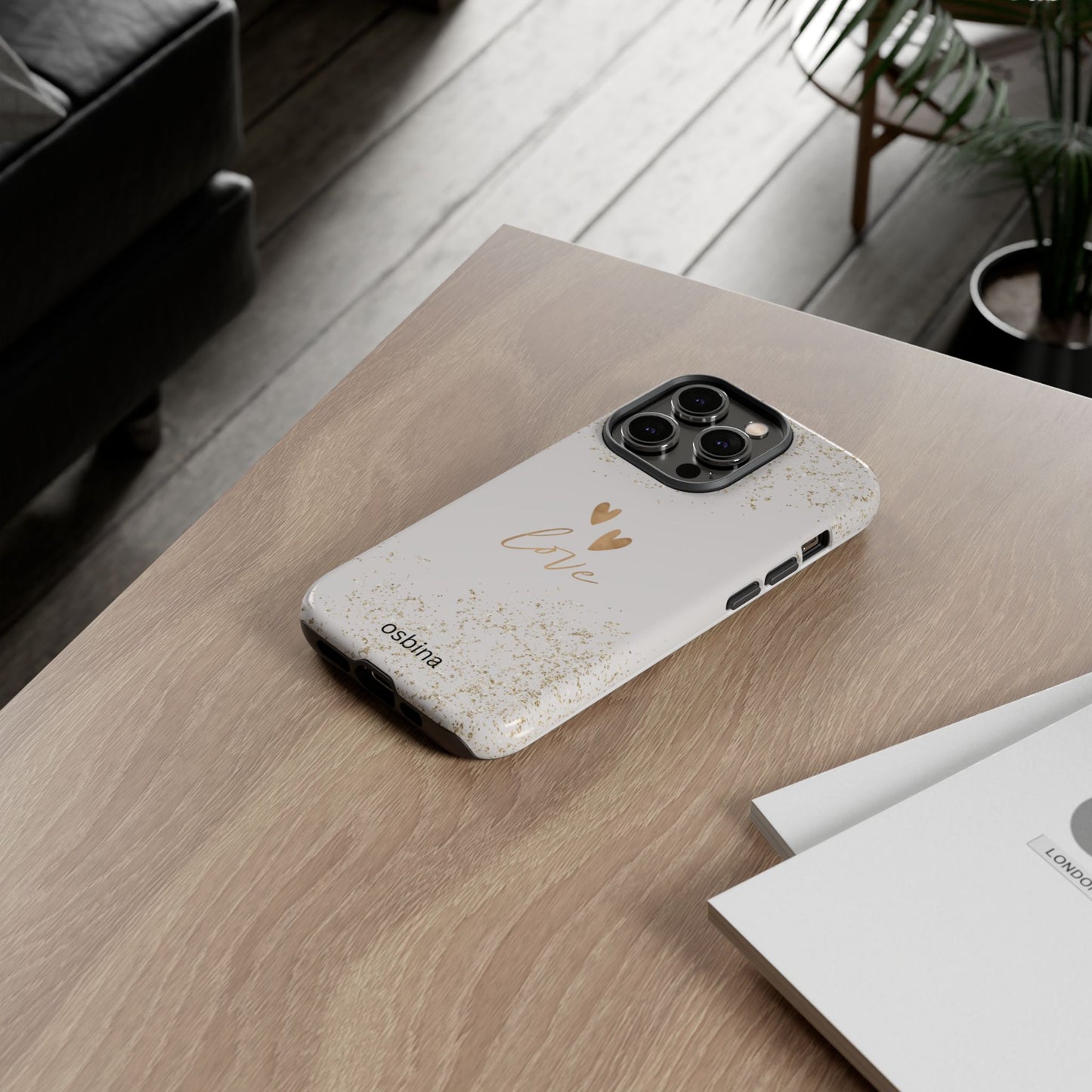 osbina | Golden Amour Phone Case | Modern Muse Collection