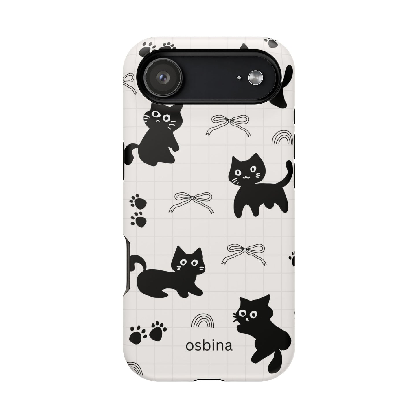osbina | MagSafe compatible for iPhone | Meow Mode Cat Phone Case | The Season Collective