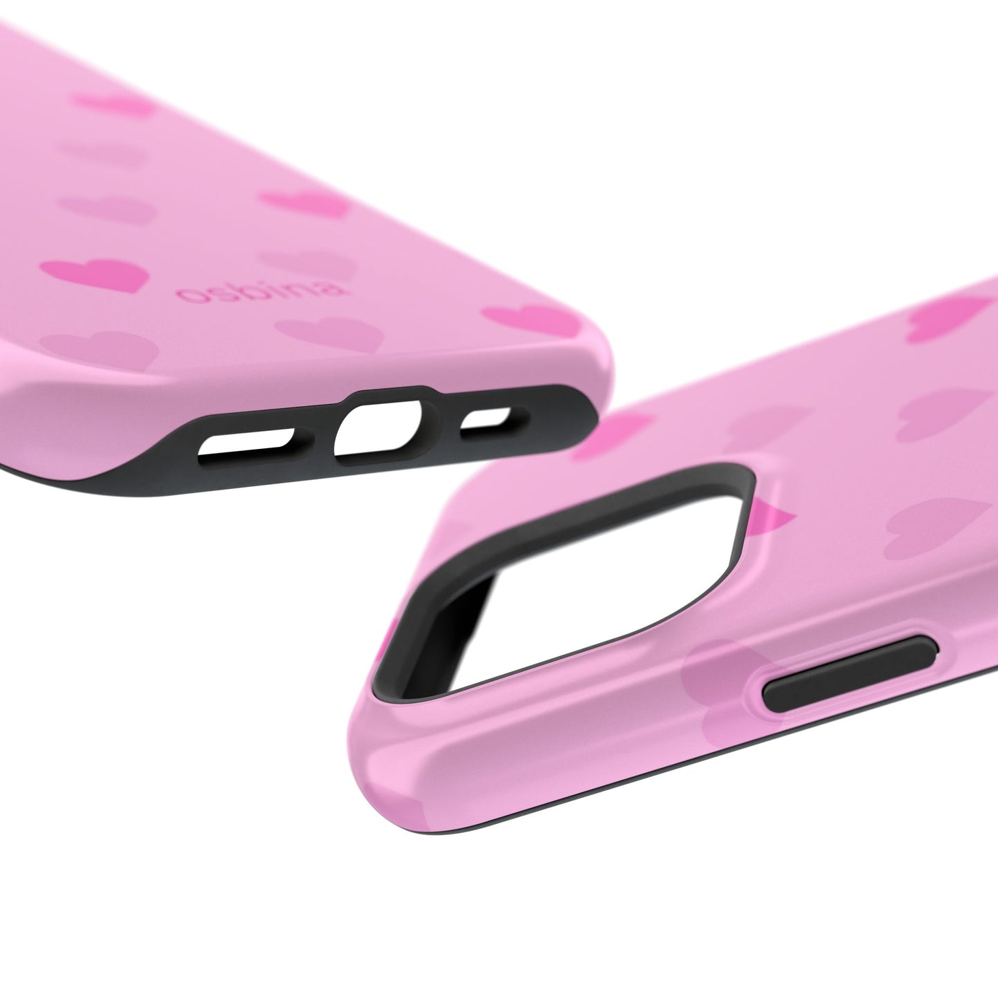 osbina | MagSafe compatible for iPhone | The Blushing Hearts Case | YAYOU Collection Supporting Shine Like Sable