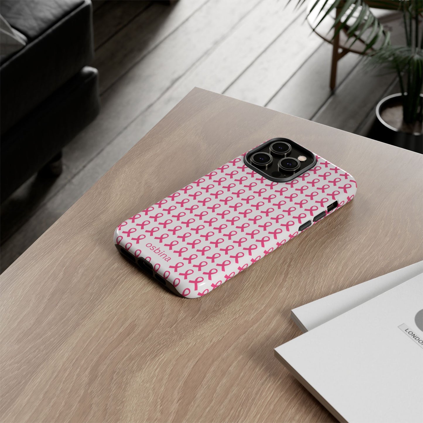 osbina | Limited Edition The Side by Side Pink Ribbon Case in Light Pink + Soft Pink + Hot Pink | The Pink October Collection | Inspired By