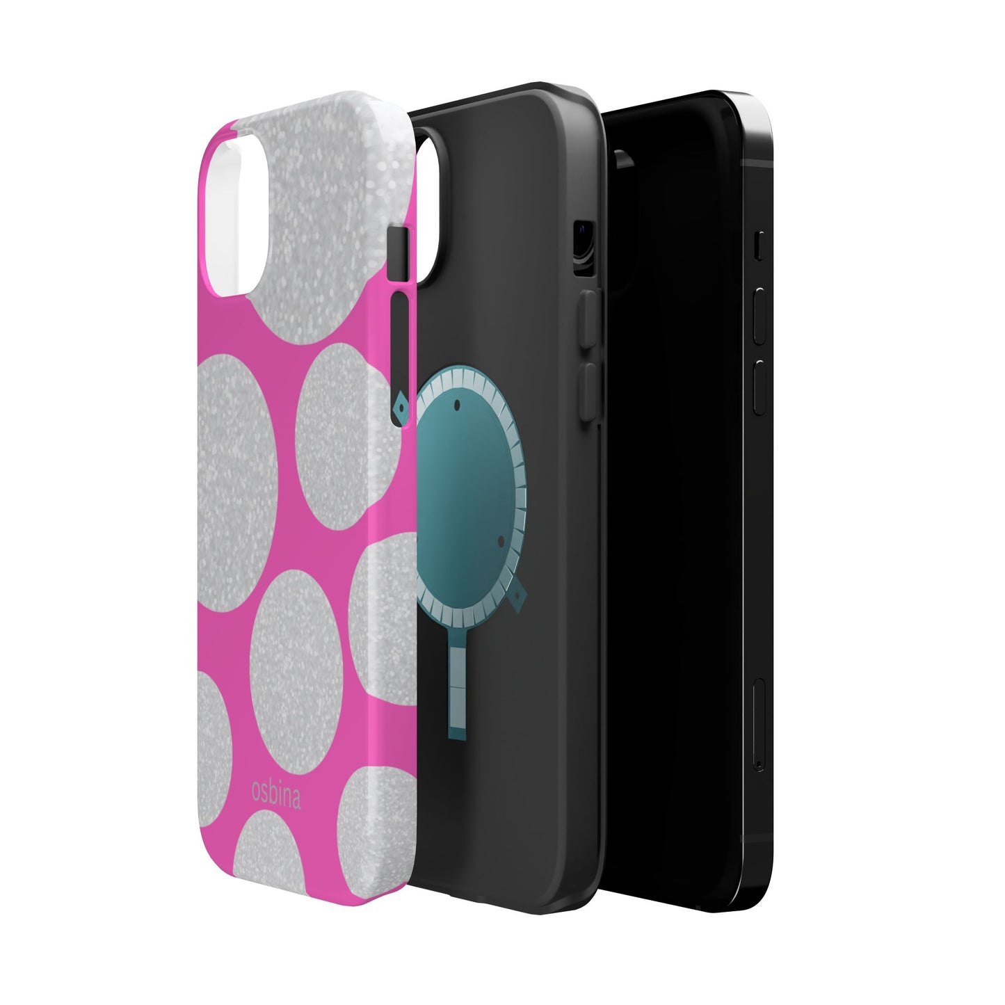 osbina | MagSafe compatible for iPhone | The Sparkling Bubbles Case | YAYOU Collection Supporting Shine Like Sable