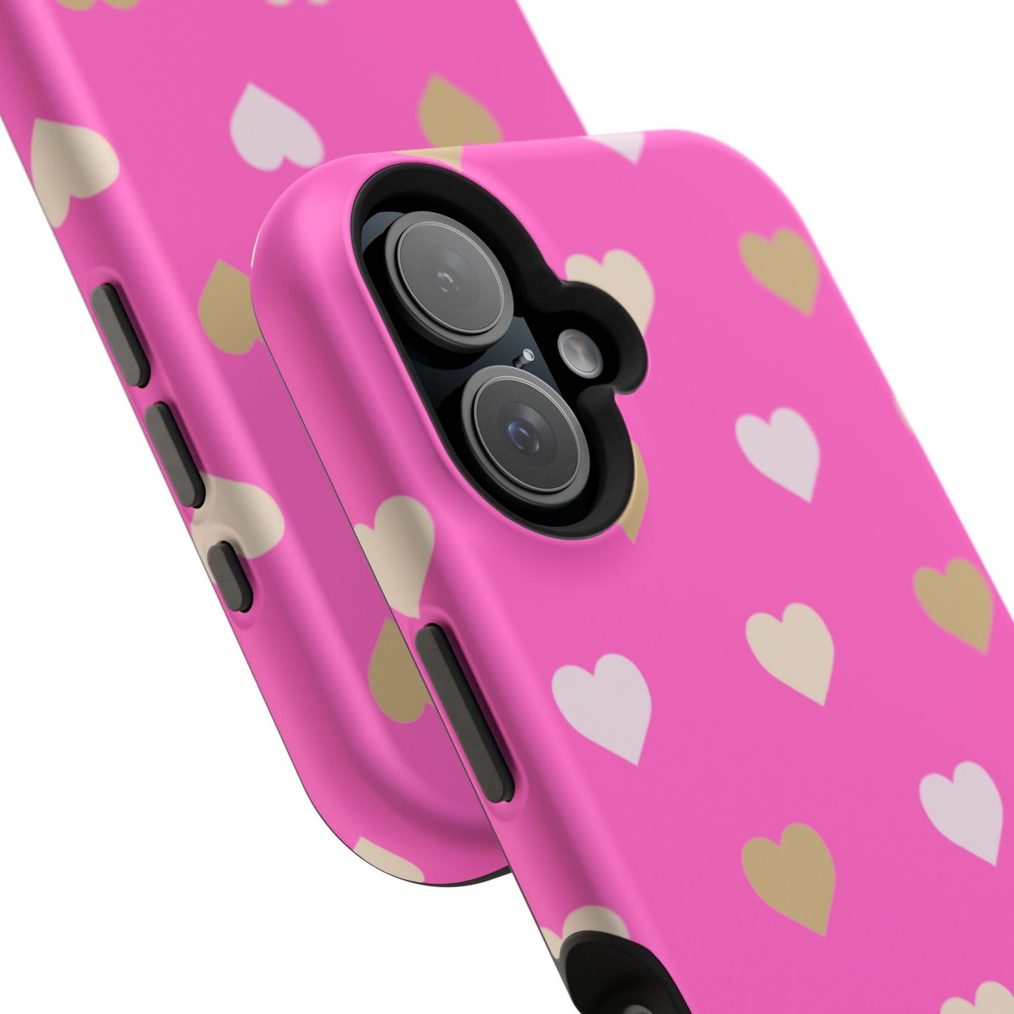 osbina | MagSafe compatible for iPhone | The Golden Hour Hearts Case | YAYOU Collection Supporting Shine Like Sable