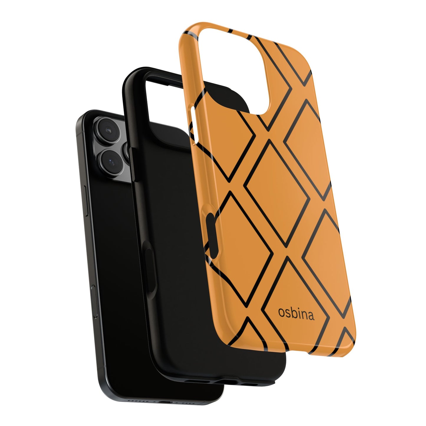 osbina | Diamonds Are Your Phone’s Best Friend — The Orange + Black Diamond Case | The Season Collective