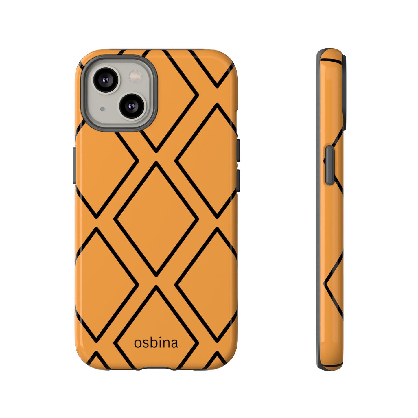 osbina | Diamonds Are Your Phone’s Best Friend — The Orange + Black Diamond Case | The Season Collective