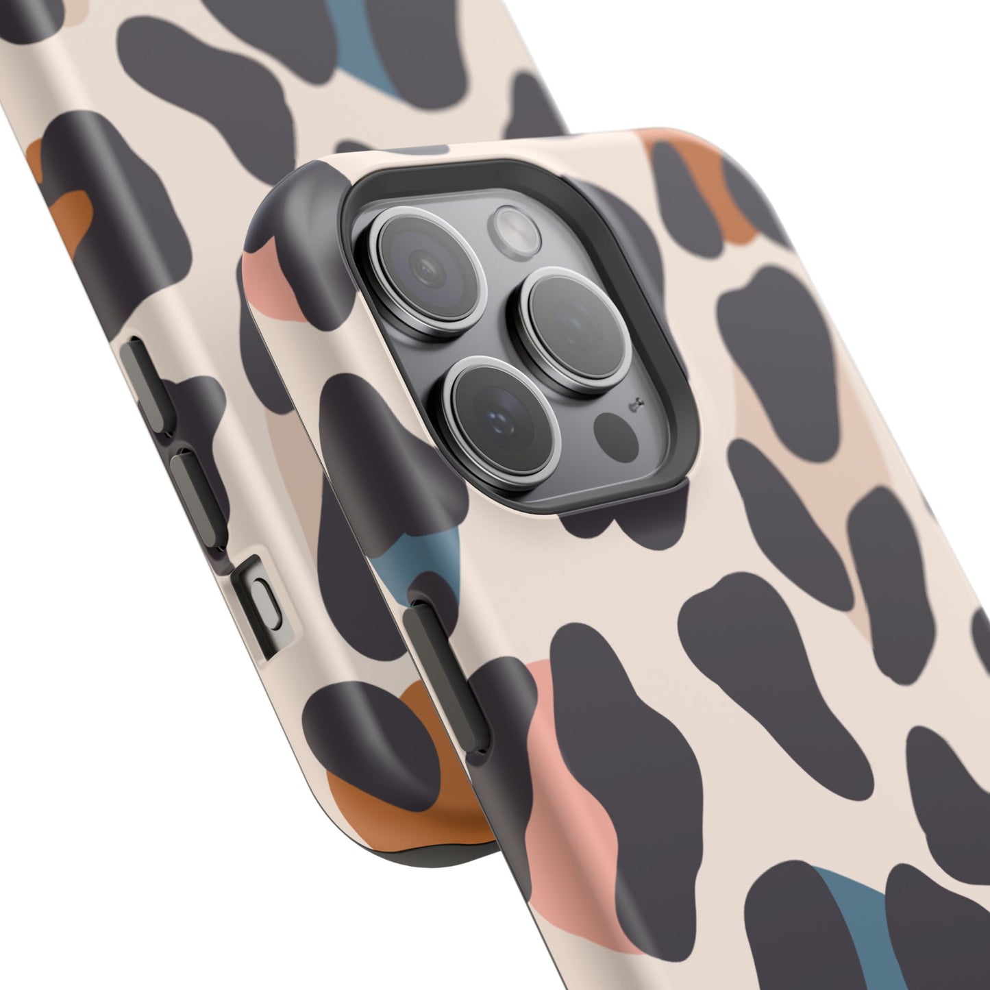 osbina | MagSafe compatible for iPhone | Leopard Luxe Color Pop Leopard Print Phone Case | Modern Muse Collection