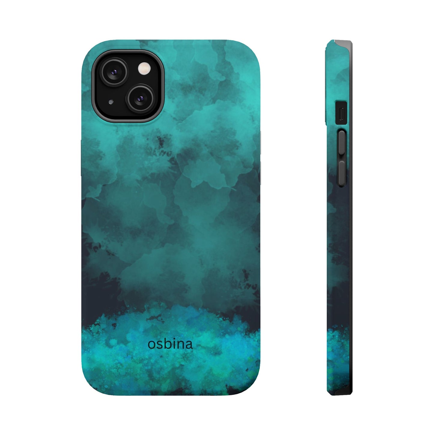 osbina | MagSafe compatible for iPhone | Midnight Aurora Phone Case | Modern Muse Collection
