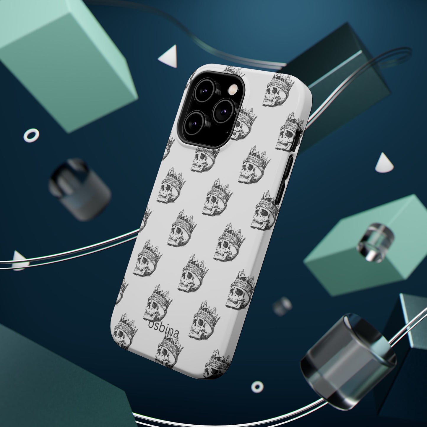 osbina | MagSafe compatible for iPhone | Skulls Royale Phone Case | Season Collective Collection