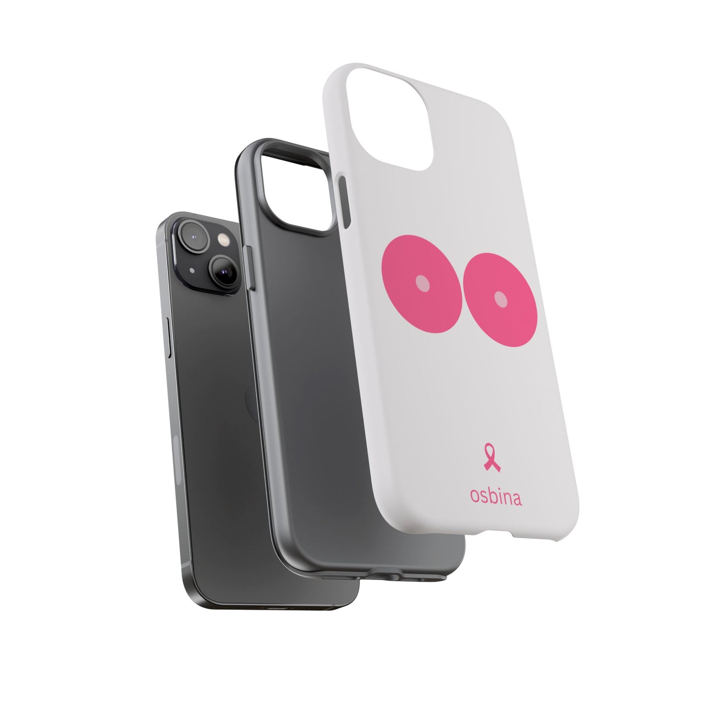 osbina | Limited Edition The Check Your Tatas Case in Light Pink + Soft Pink + Hot Pink | The Pink October Collection | Inspired By