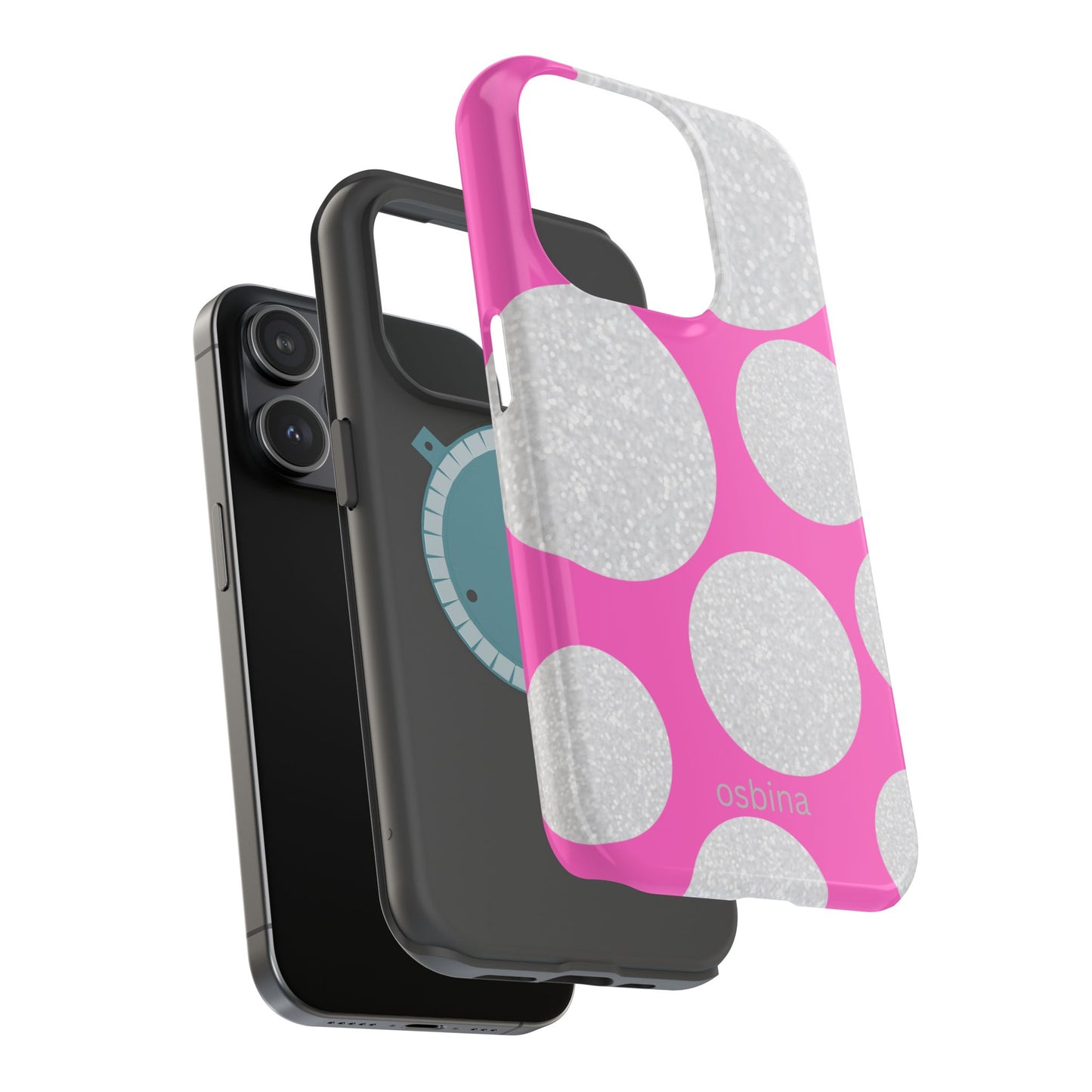osbina | MagSafe compatible for iPhone | The Sparkling Bubbles Case | YAYOU Collection Supporting Shine Like Sable