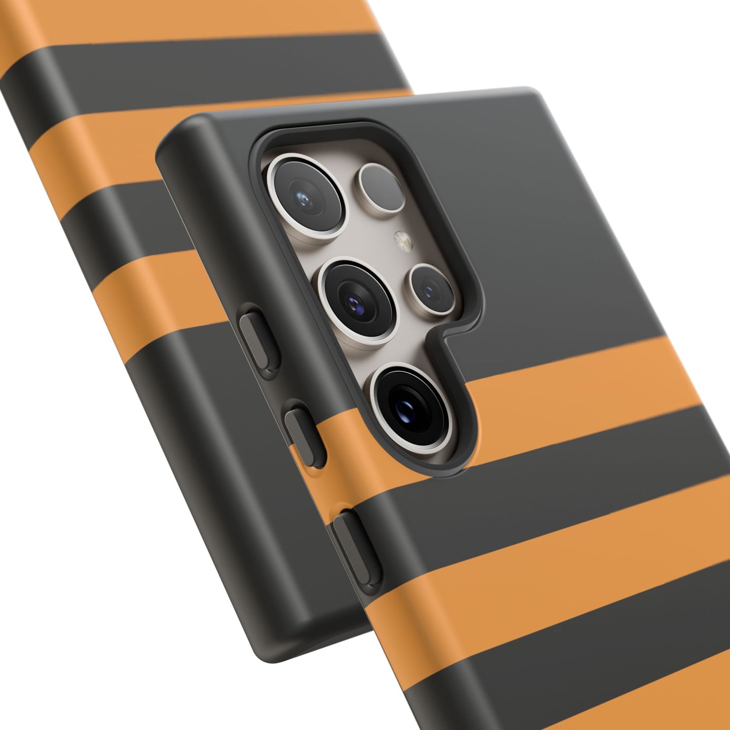 osbina | The Horizon Stripe Case in Black + Orange | The Season Collective