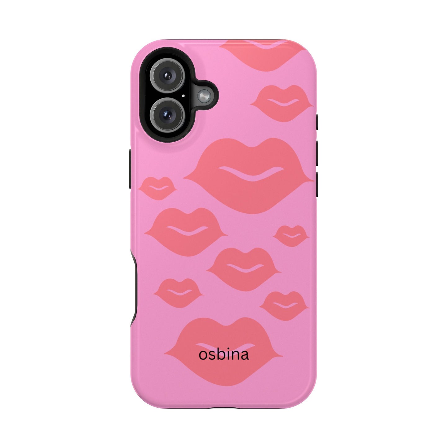 osbina | MagSafe compatible for iPhone | Besos Hot Lips Phone Case | Modern Muse Collection