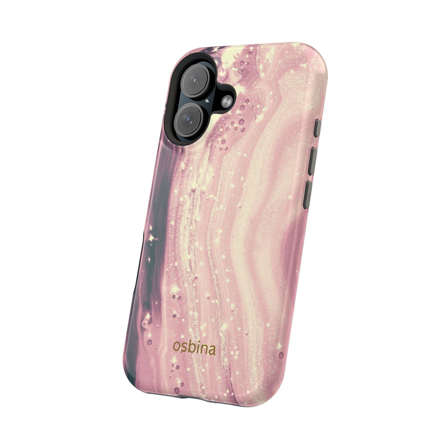 osbina | MagSafe compatible for iPhone | The Amethyst Glow Phone Case | Modern Muse Collection