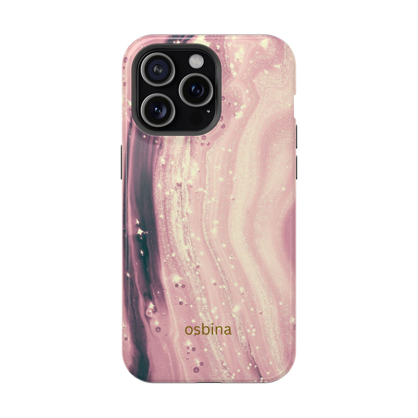 osbina | MagSafe compatible for iPhone | The Amethyst Glow Phone Case | Modern Muse Collection