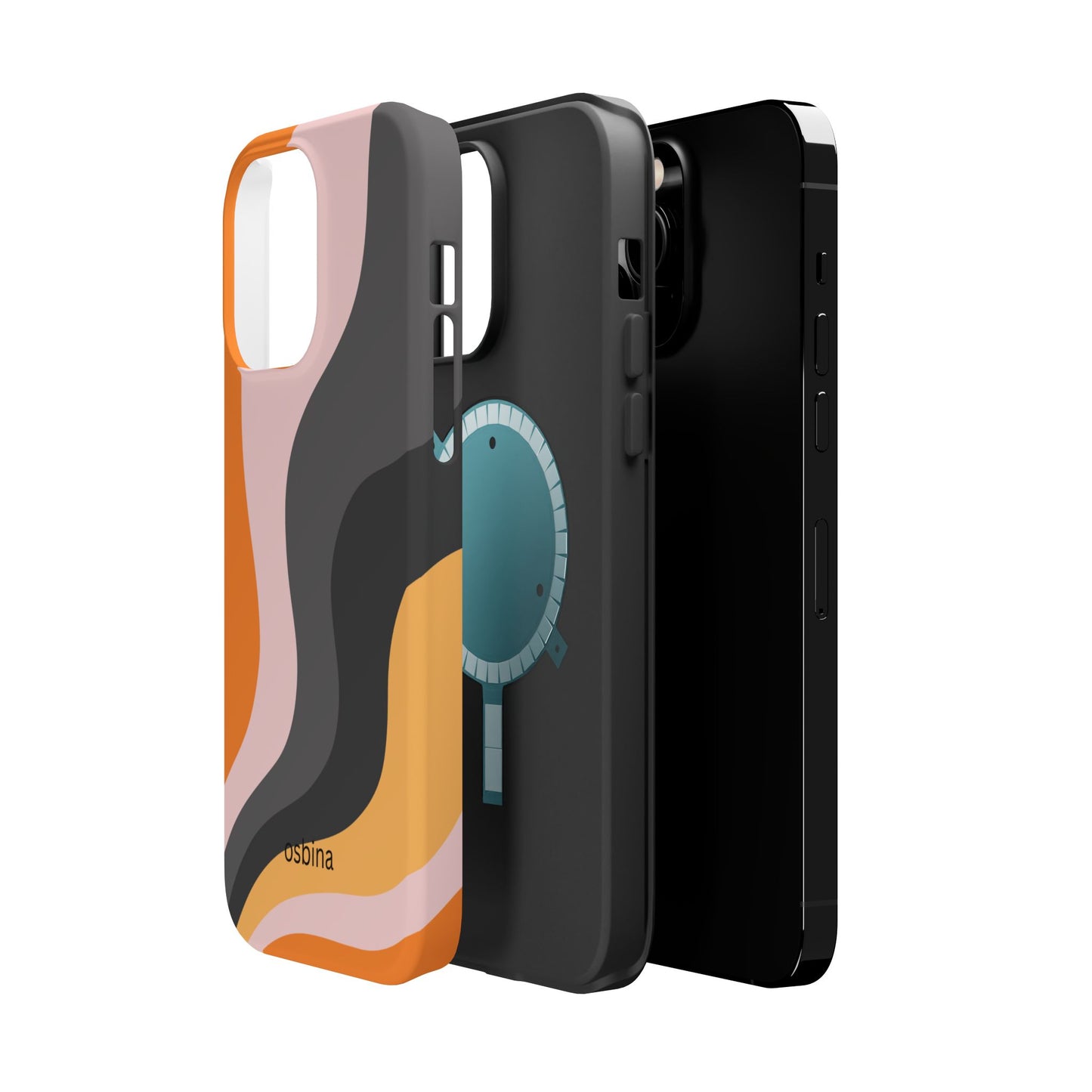 osbina | MagSafe Compatible for iPhone | The Case That Says “Fall, But Make It Fashion” | Retro Swirl Edition | The Season Collective