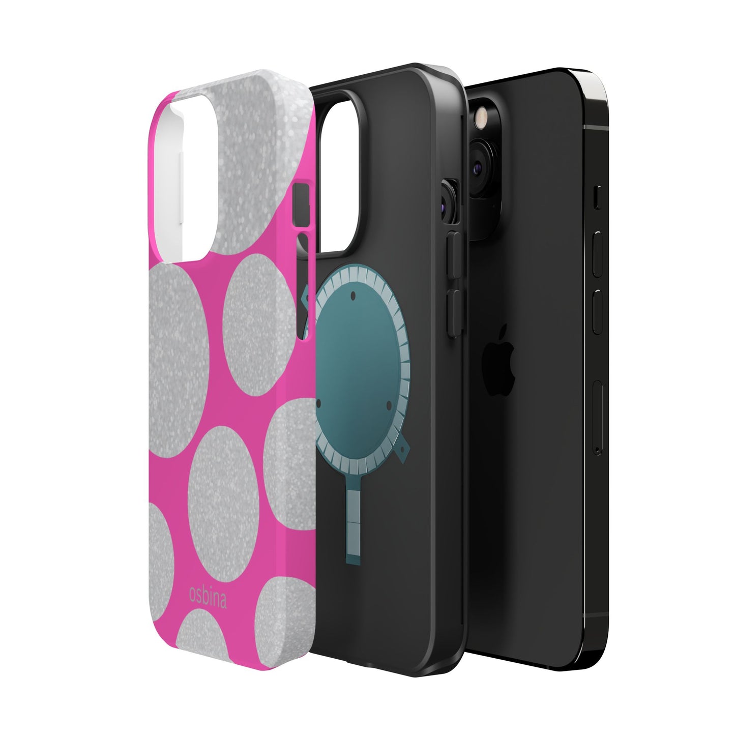osbina | MagSafe compatible for iPhone | The Sparkling Bubbles Case | YAYOU Collection Supporting Shine Like Sable