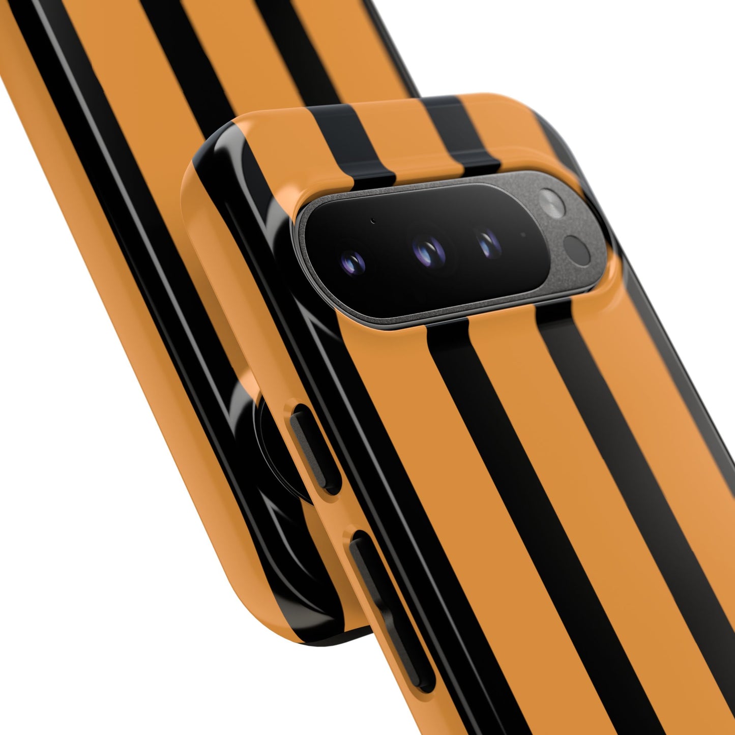 osbina | The Statement Stripe Case in Black + Orange | The Season Collective