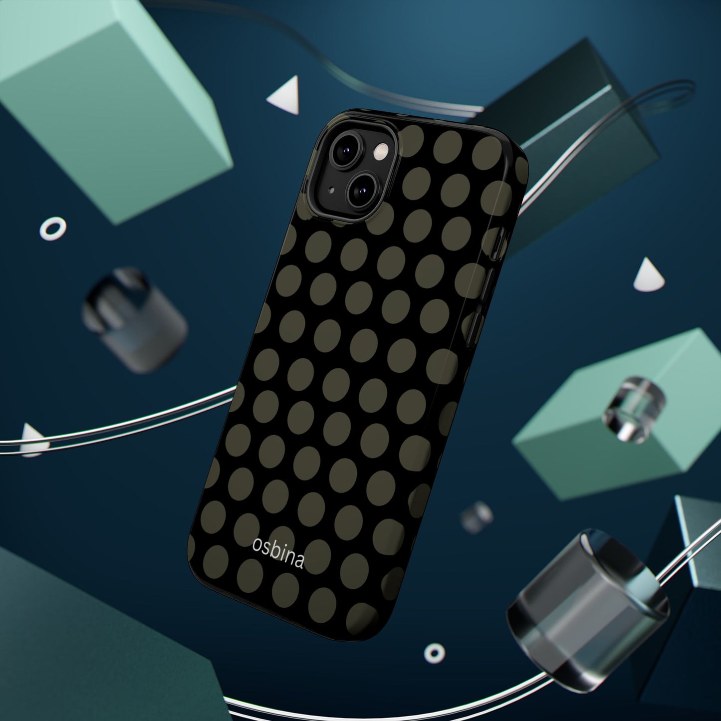 osbina | MagSafe compatible for iPhone | Onyx Chic Phone Case | Modern Muse Collection