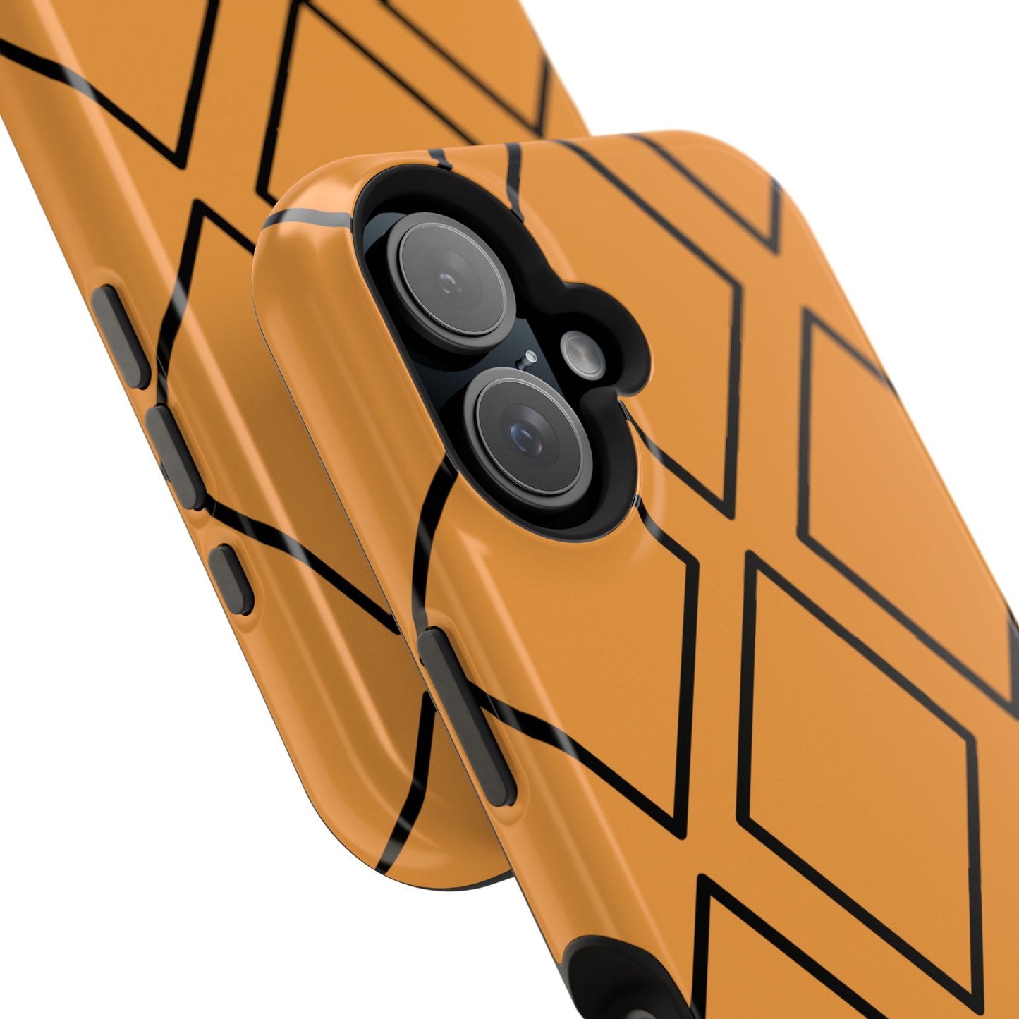 osbina | MagSafe Compatible for iPhone | Diamonds Are Your Phone’s Best Friend — The Orange + Black Diamond Case | The Season Collective