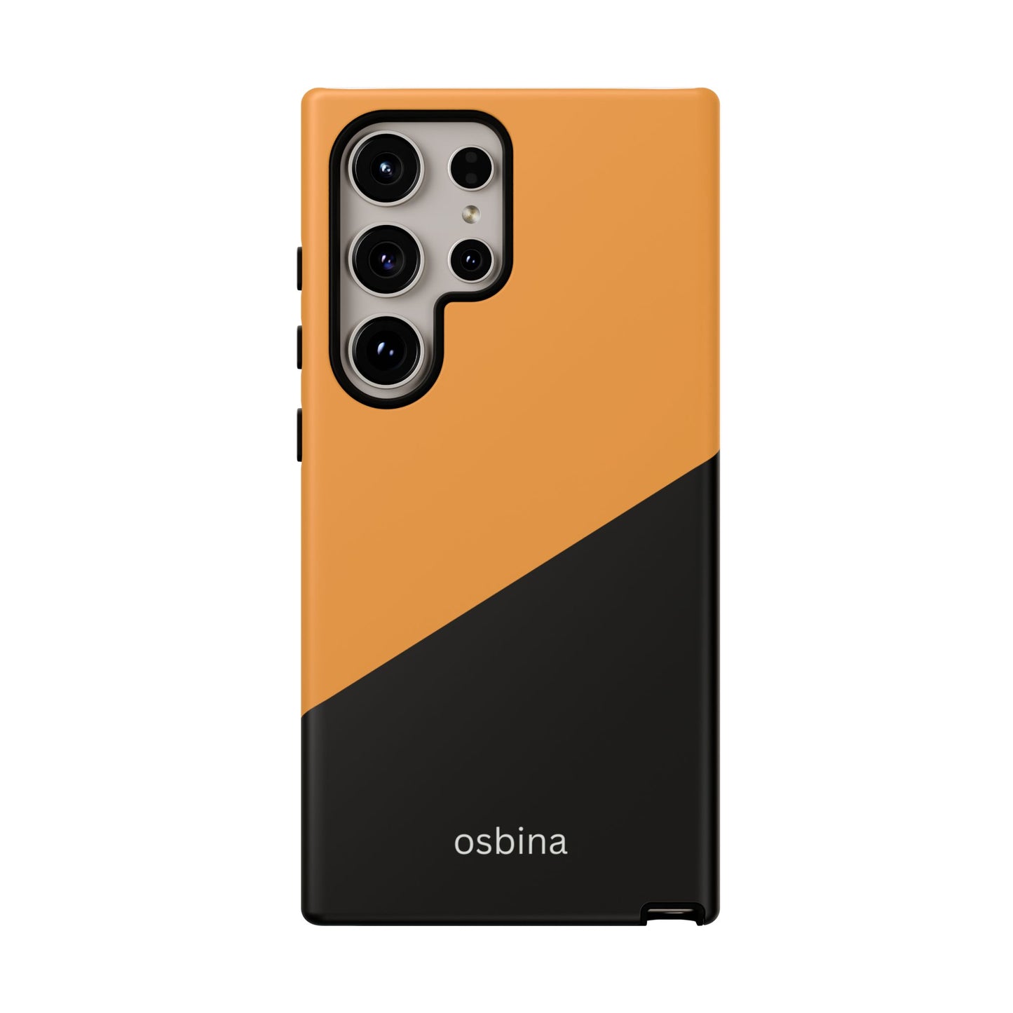 osbina | Bold Moves Only — The Orange + Black Split Diagonal Case | The Season Collective
