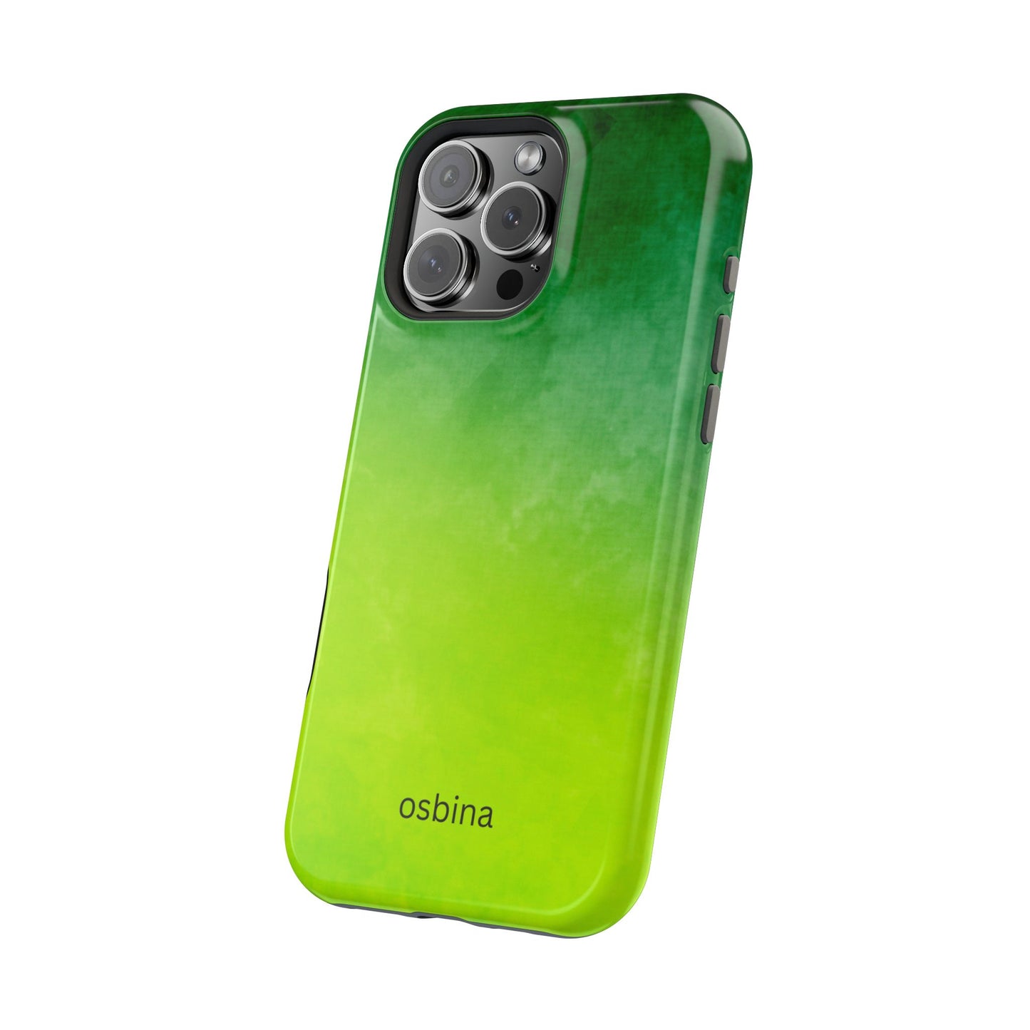 osbina | MagSafe compatible for iPhone | The Verde Glow Phone Case | Color Edit Collection