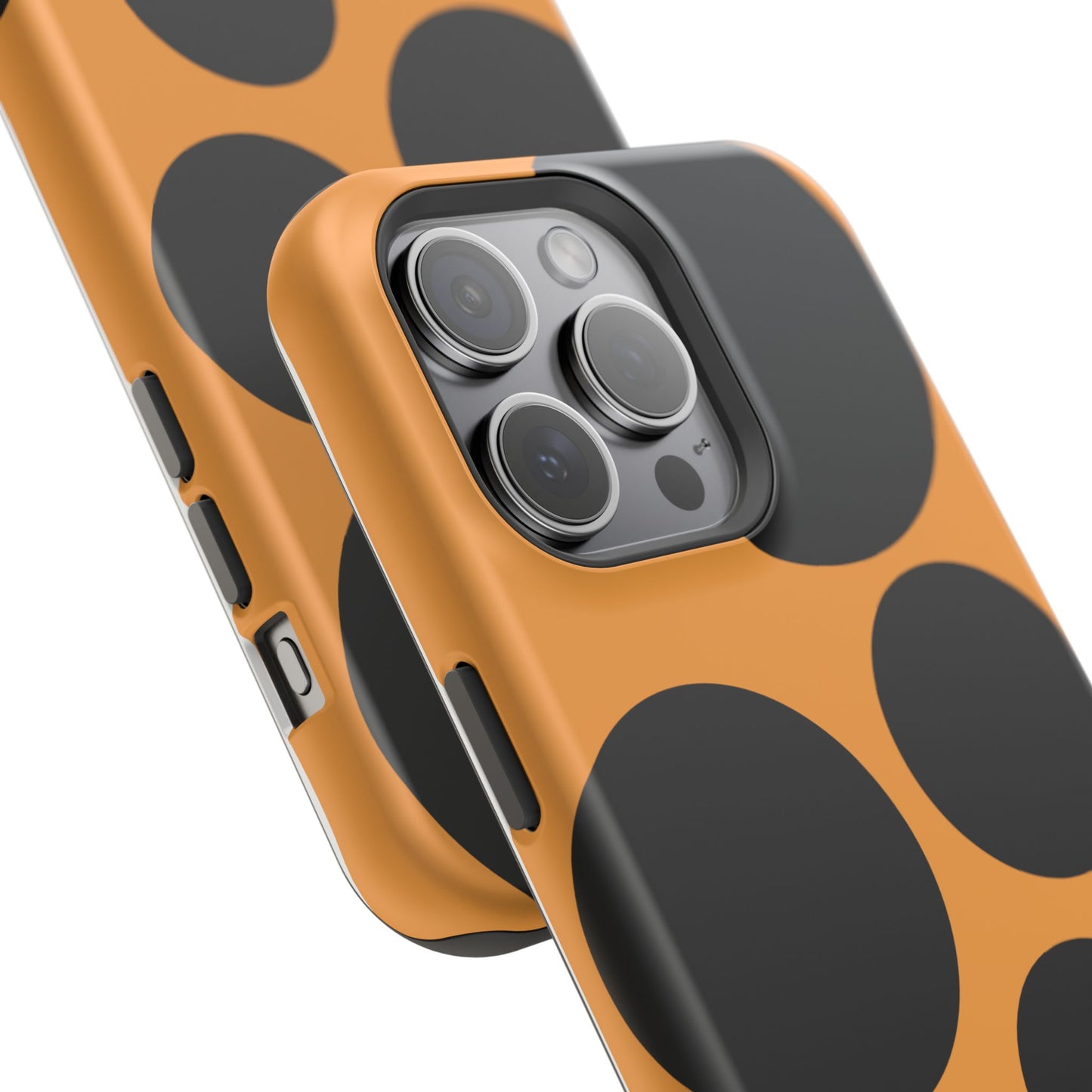 osbina | MagSafe Compatible for iPhone | The Bubble Statement Case in Orange + Black | The Season Collective