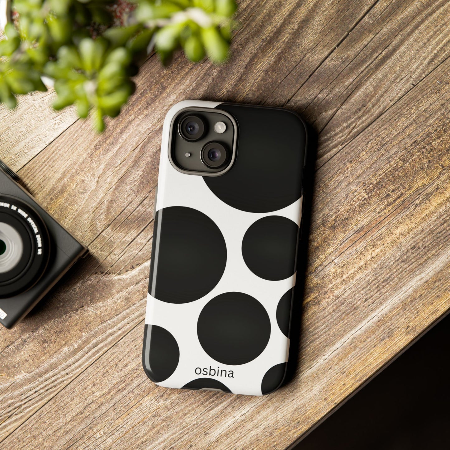 osbina | The Noir Bubbles Phone Case | Modern Muse Collection