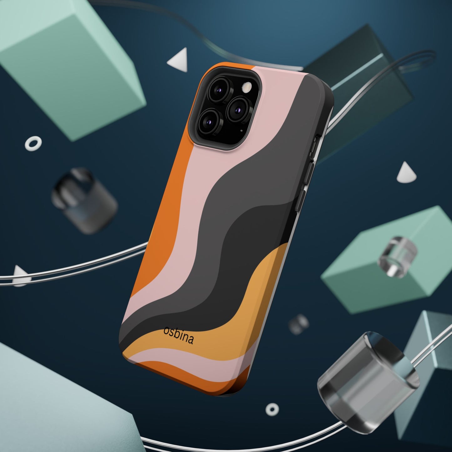osbina | MagSafe Compatible for iPhone | The Case That Says “Fall, But Make It Fashion” | Retro Swirl Edition | The Season Collective