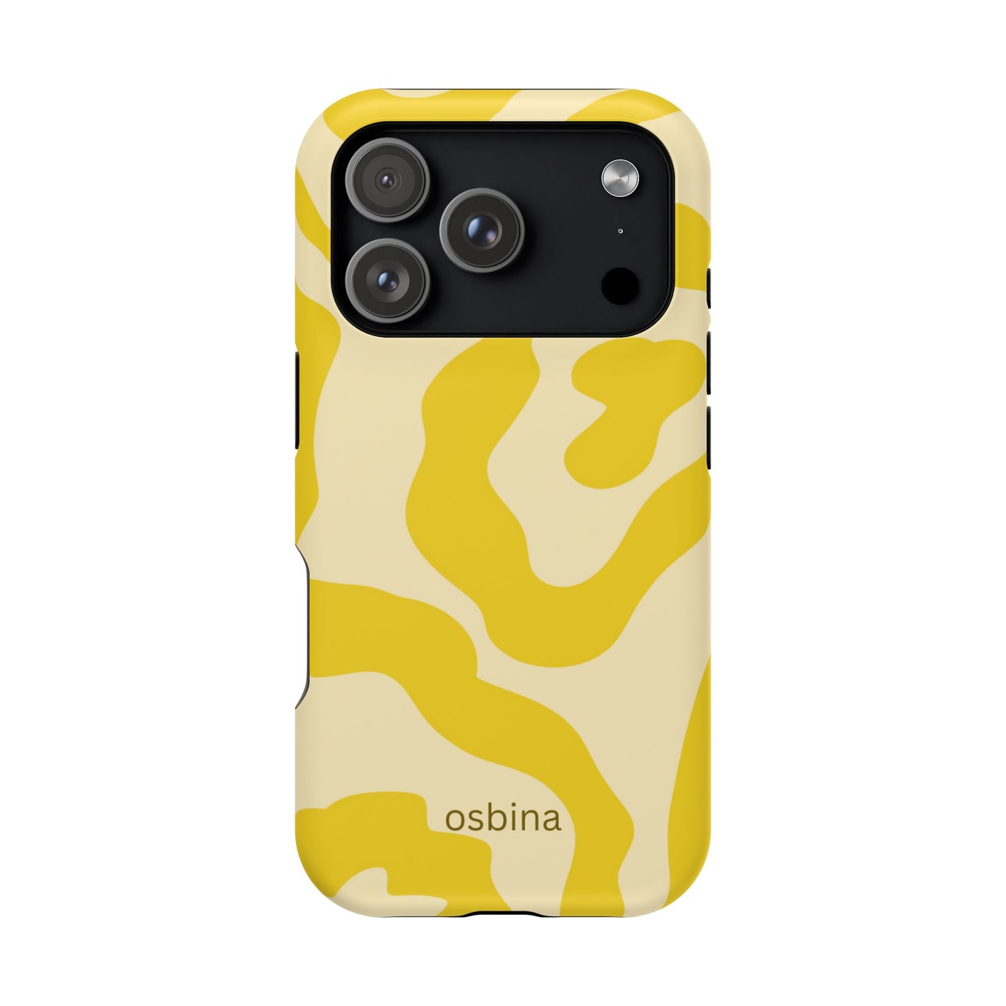 osbina | MagSafe compatible for iPhone | The Mustard Muse Phone Case | Color Edit Collection