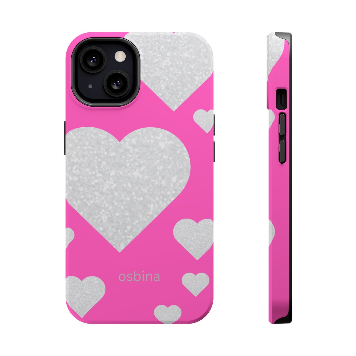 osbina | MagSafe compatible for iPhone | The Shimmering Love Case | YAYOU Collection Supporting Shine Like Sable