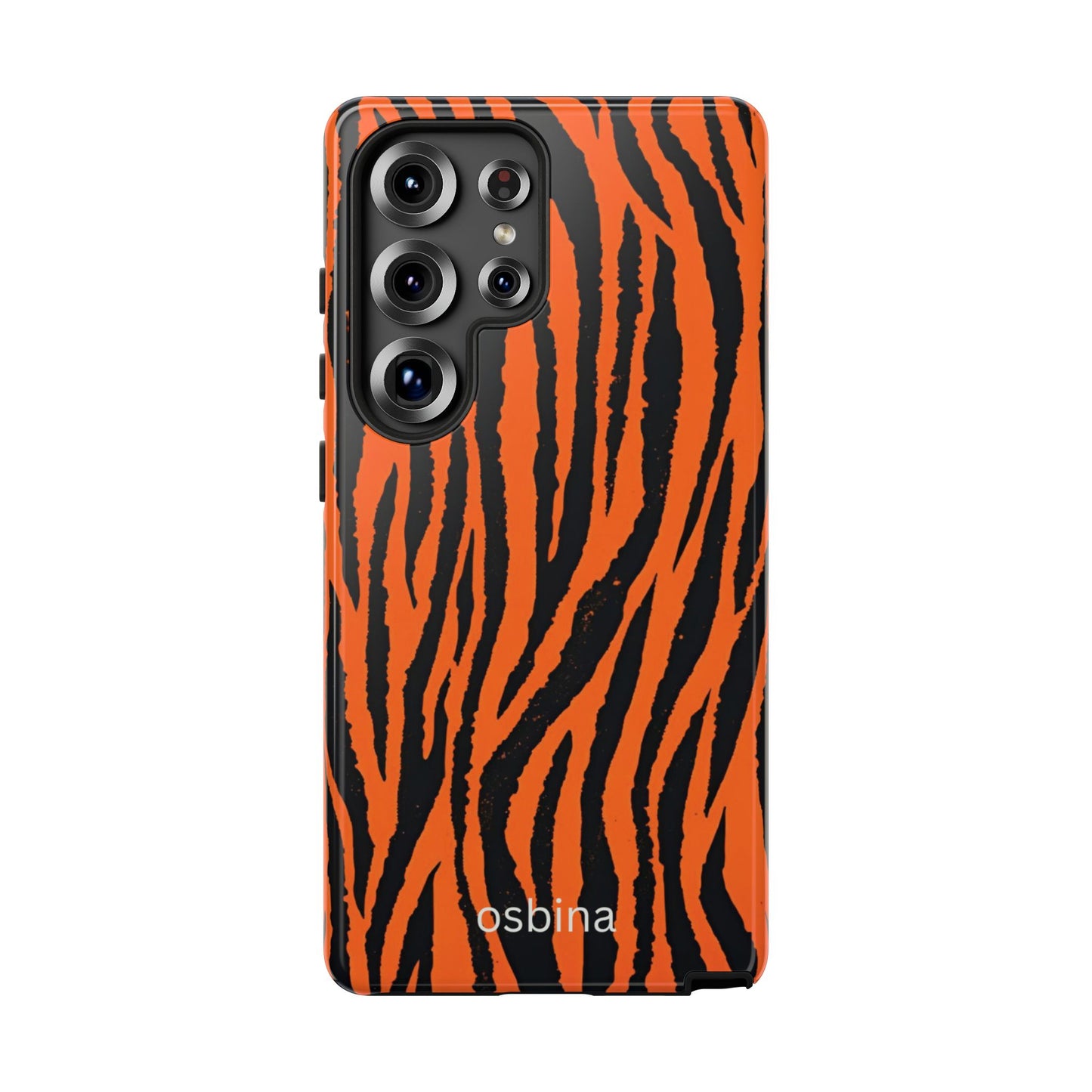 osbina | Tiger, But Make It Chic — The Bengal Stripe Case in Orange + Black | The Season Collective