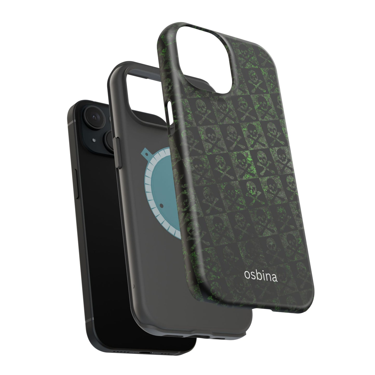 osbina | MagSafe compatible for iPhone | Skull & Crossbones Phone Case | Season Collective Collection