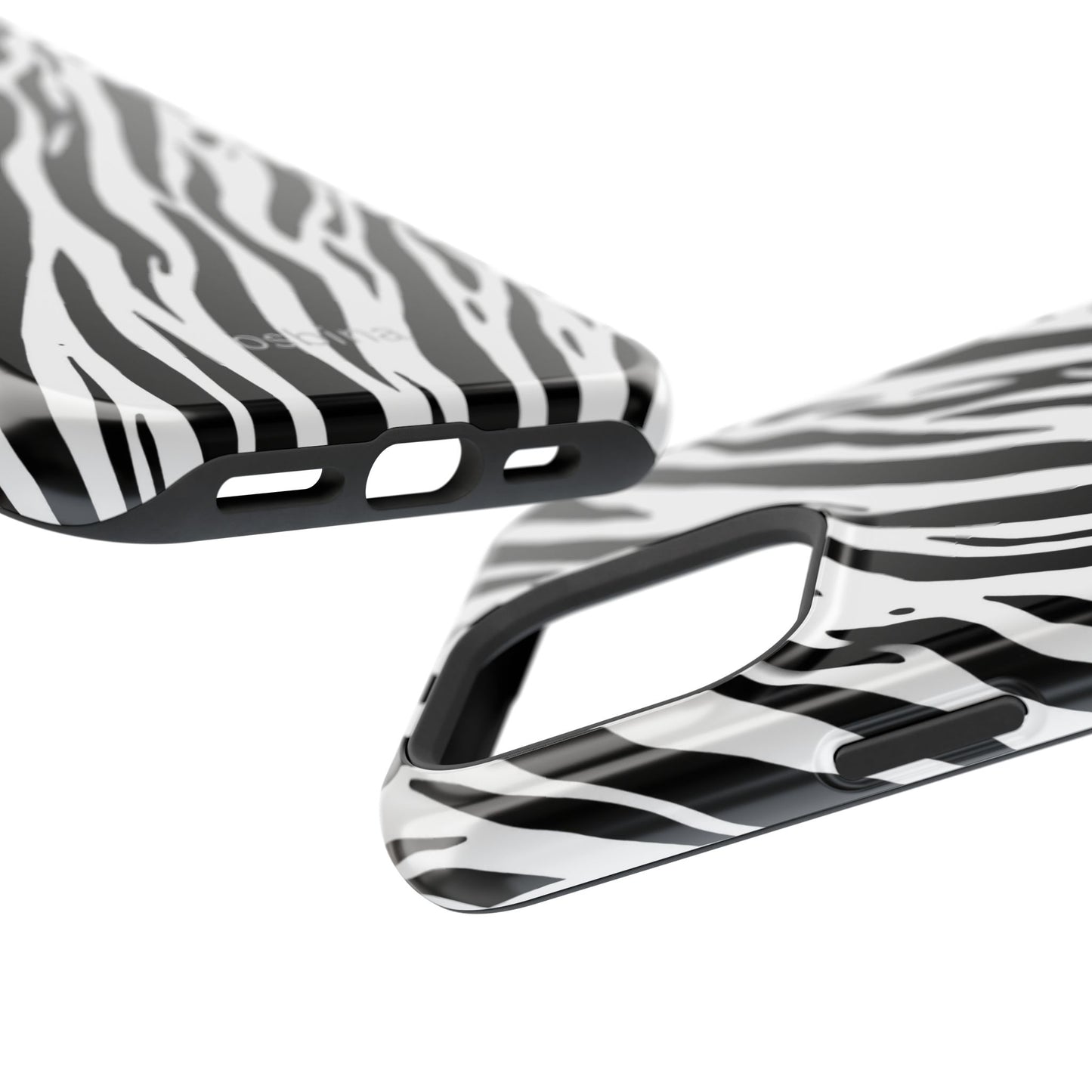osbina | MagSafe Compatible for iPhone | The Bengal Bold Stripe Case in White + Black | The Season Collective