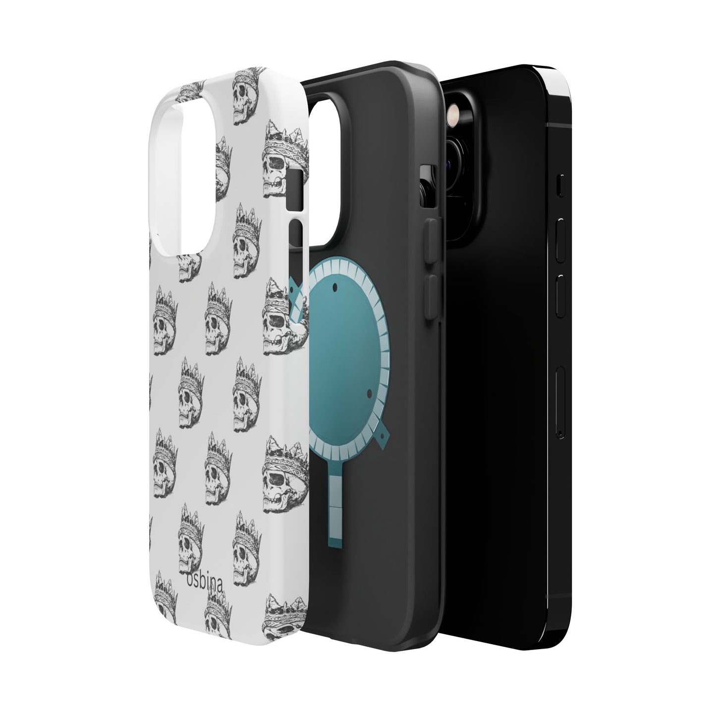 osbina | MagSafe compatible for iPhone | Skulls Royale Phone Case | Season Collective Collection