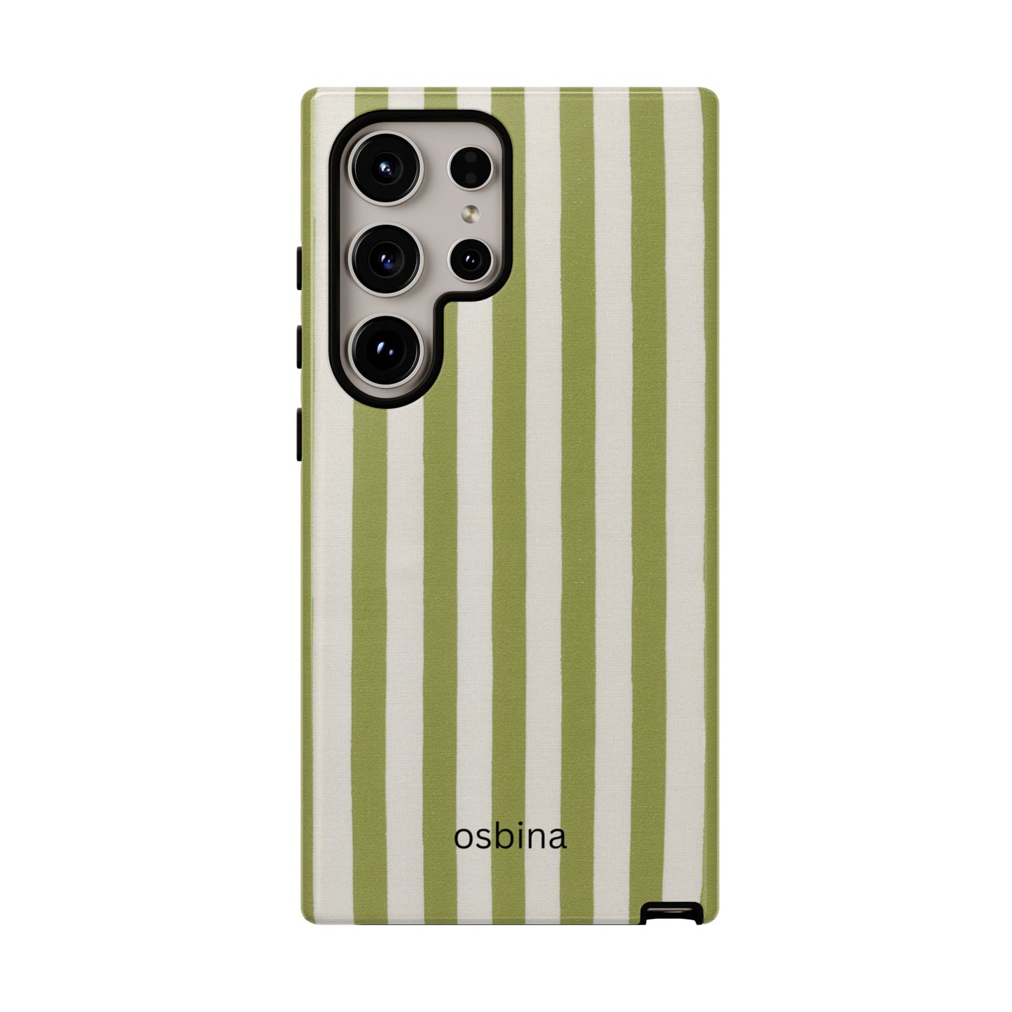 osbina | Verde Stripe Phone Case | Color Edit Collection