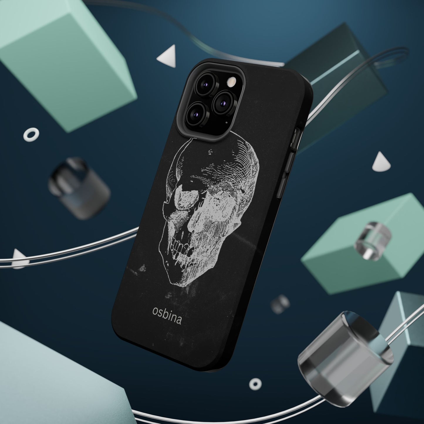 osbina | MagSafe compatible for iPhone | Skull Phone Case | Season Collective Collection