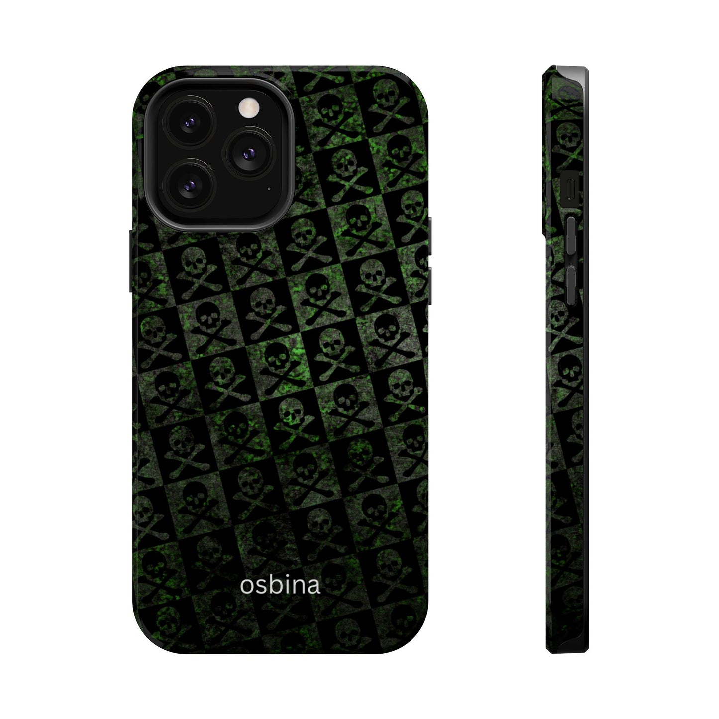 osbina | MagSafe compatible for iPhone | Skull & Crossbones Phone Case | Season Collective Collection