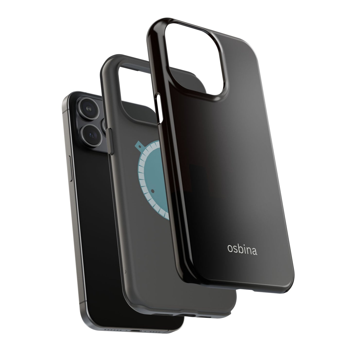 osbina | MagSafe compatible for iPhone | The Onyx Phone Case | Modern Man Collection
